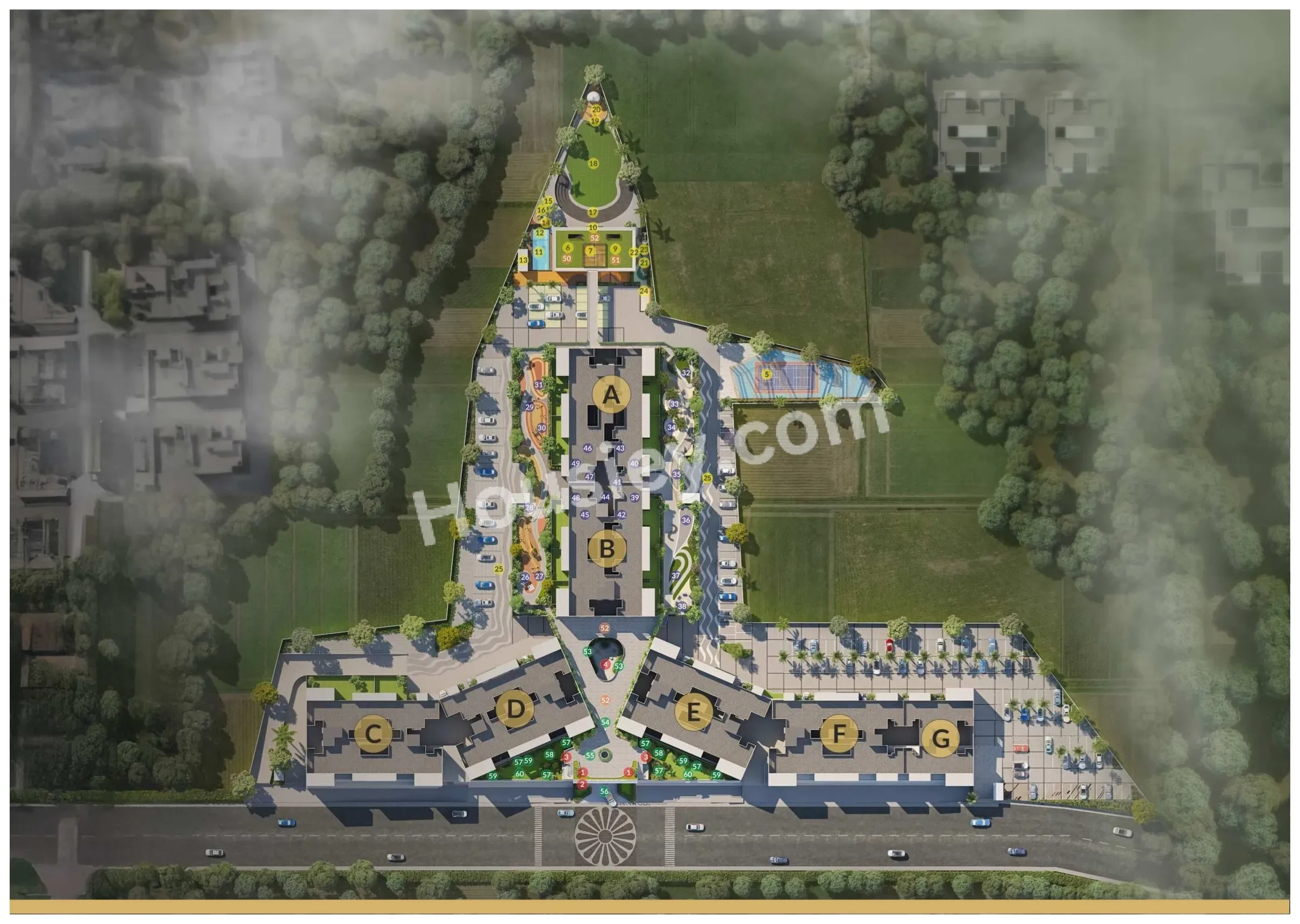 Mangalam Midas City Floor plan 2