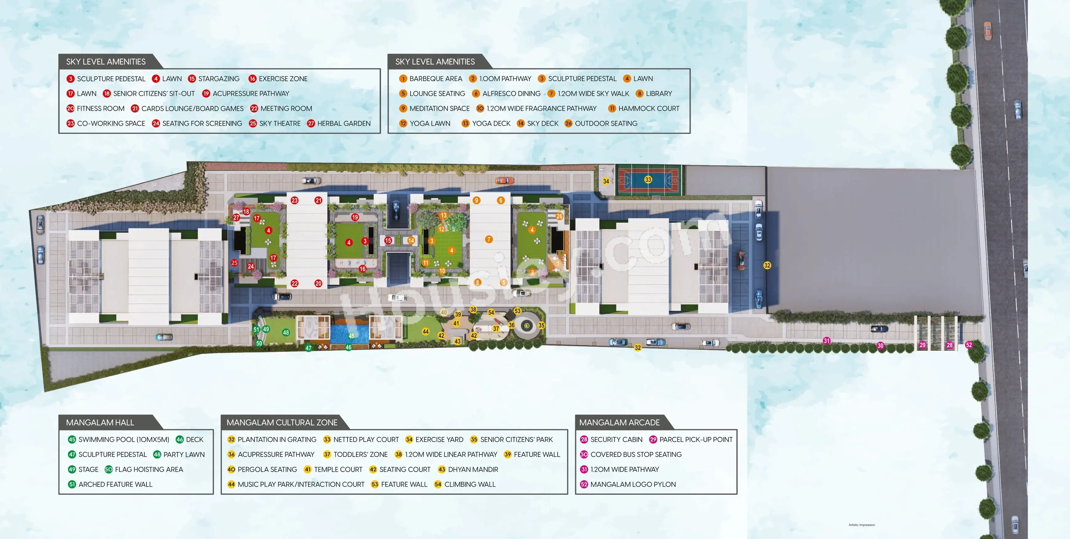 Mangalam Miraya Master Plan