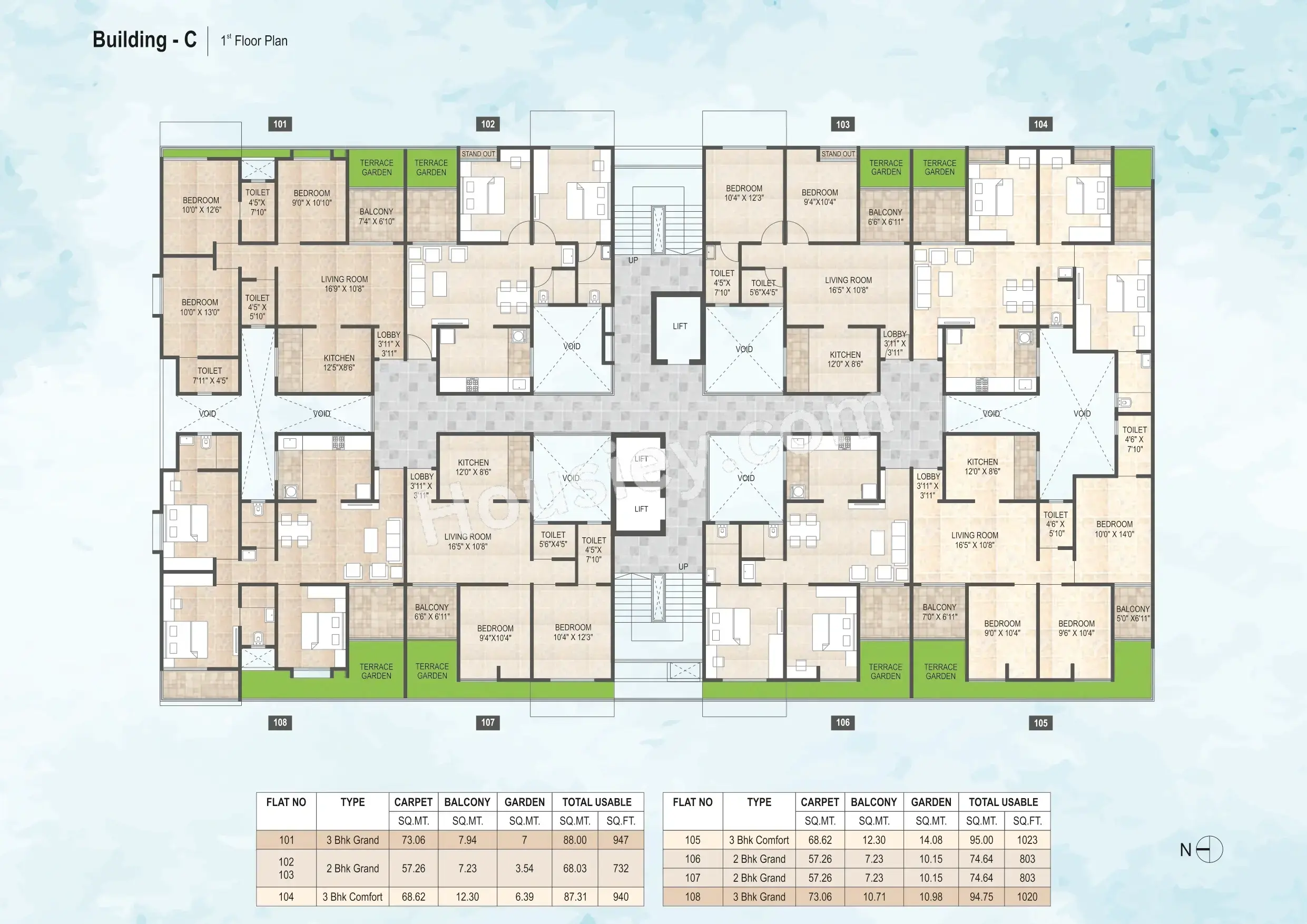 Mangalam Miraya Floor plan 2