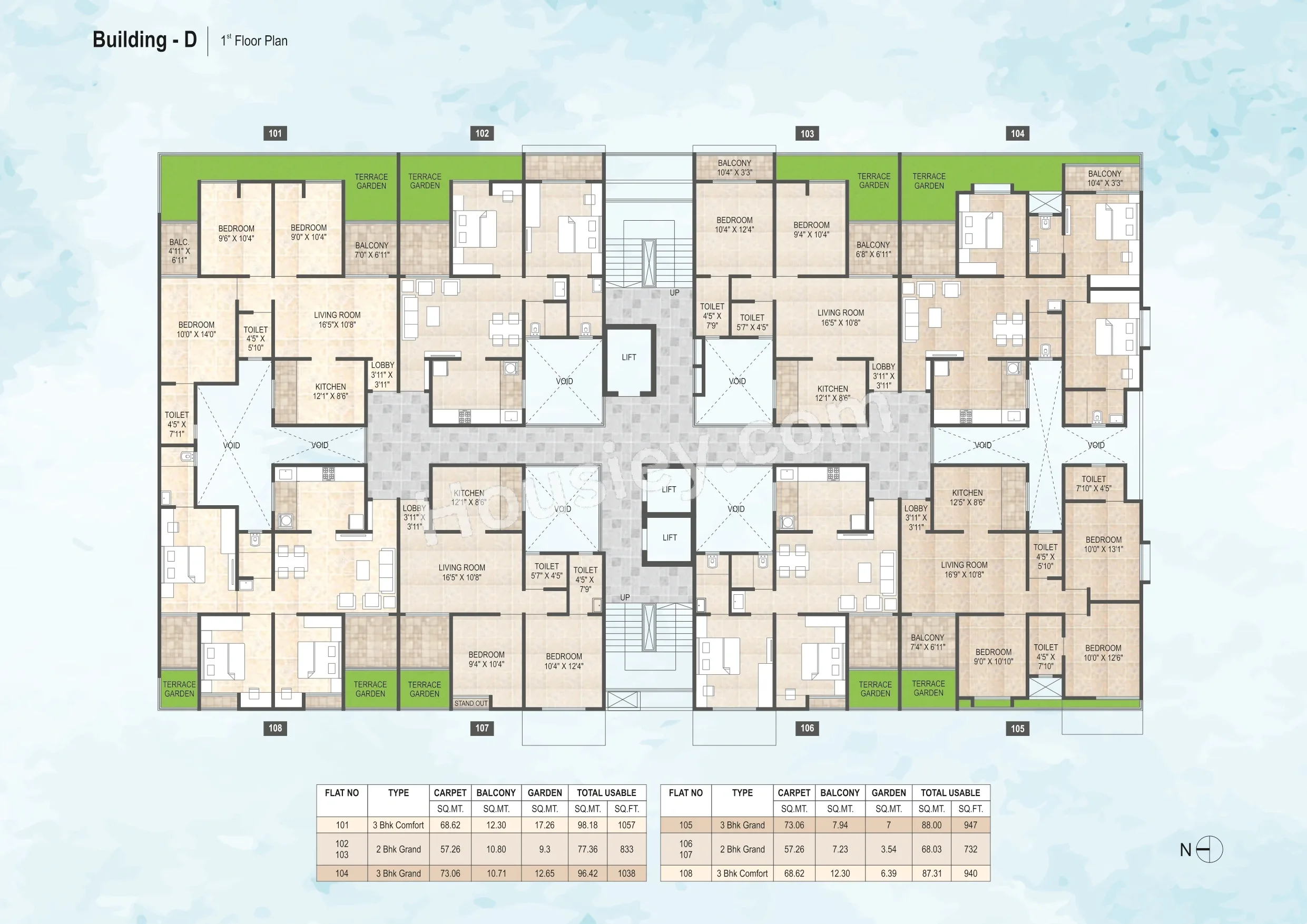 Mangalam Miraya Floor plan 3