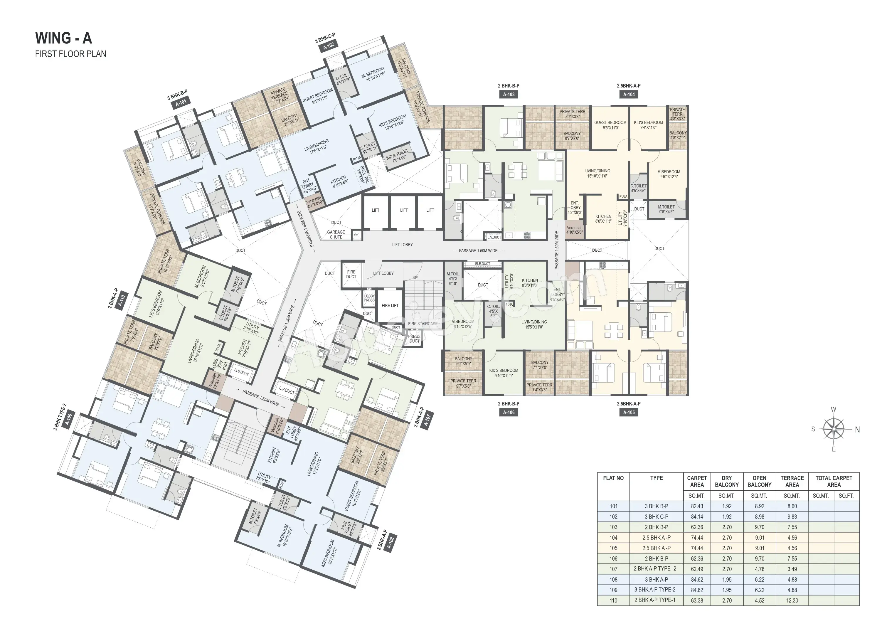 Mangalam Momento Floor plan 1