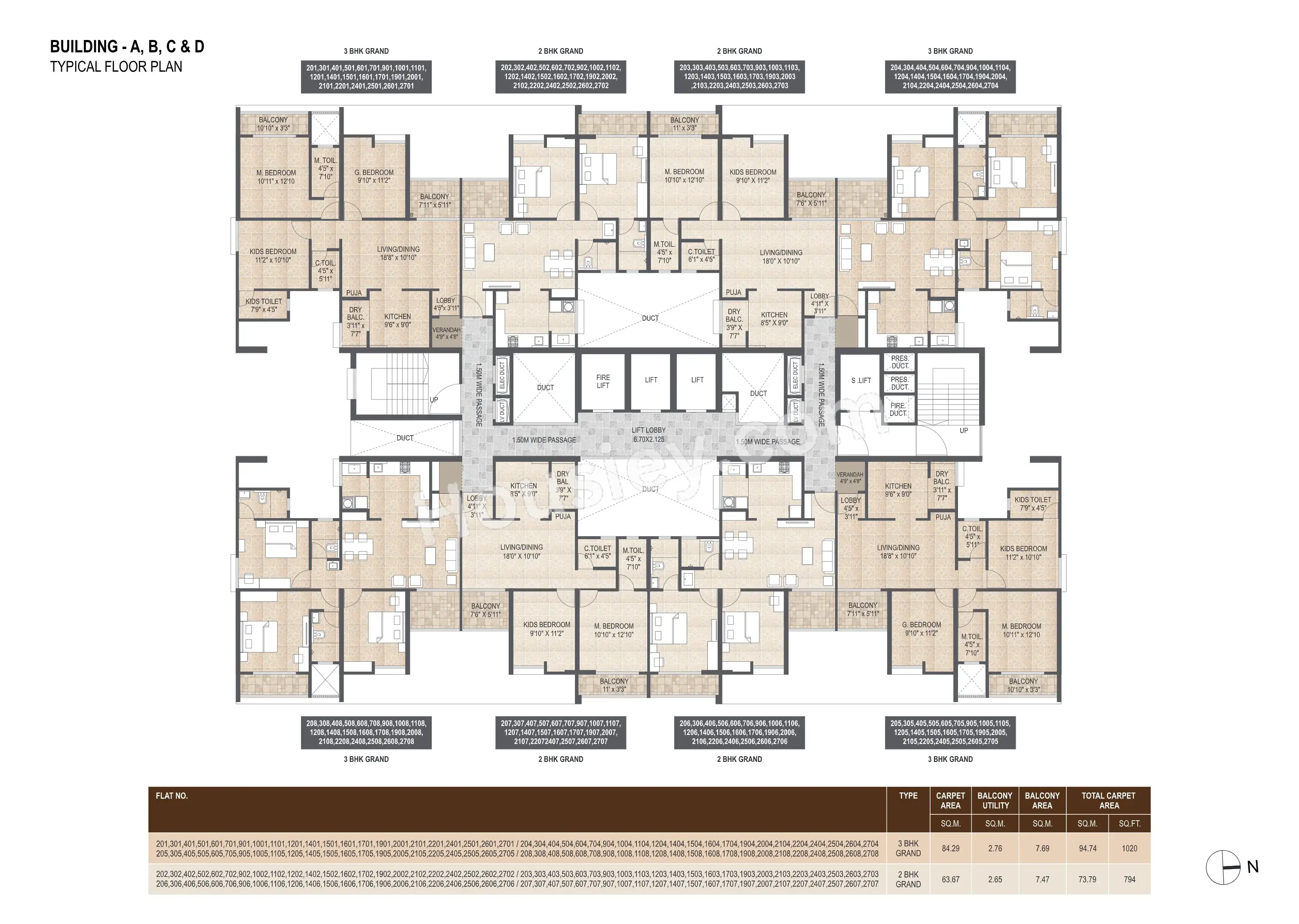 Mangalam Starview Floor plan 3
