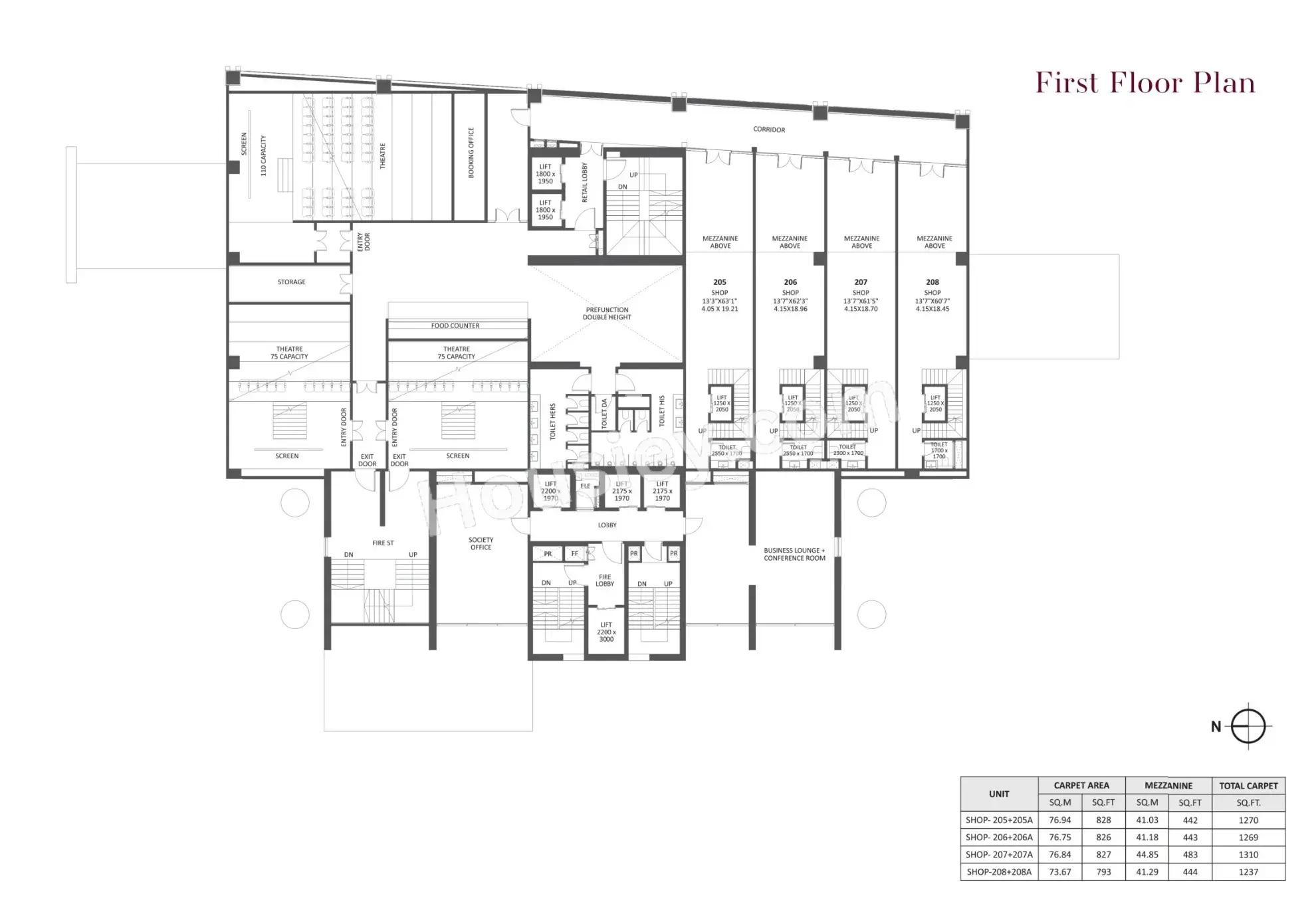 Mantra Mansion Floor plan 1