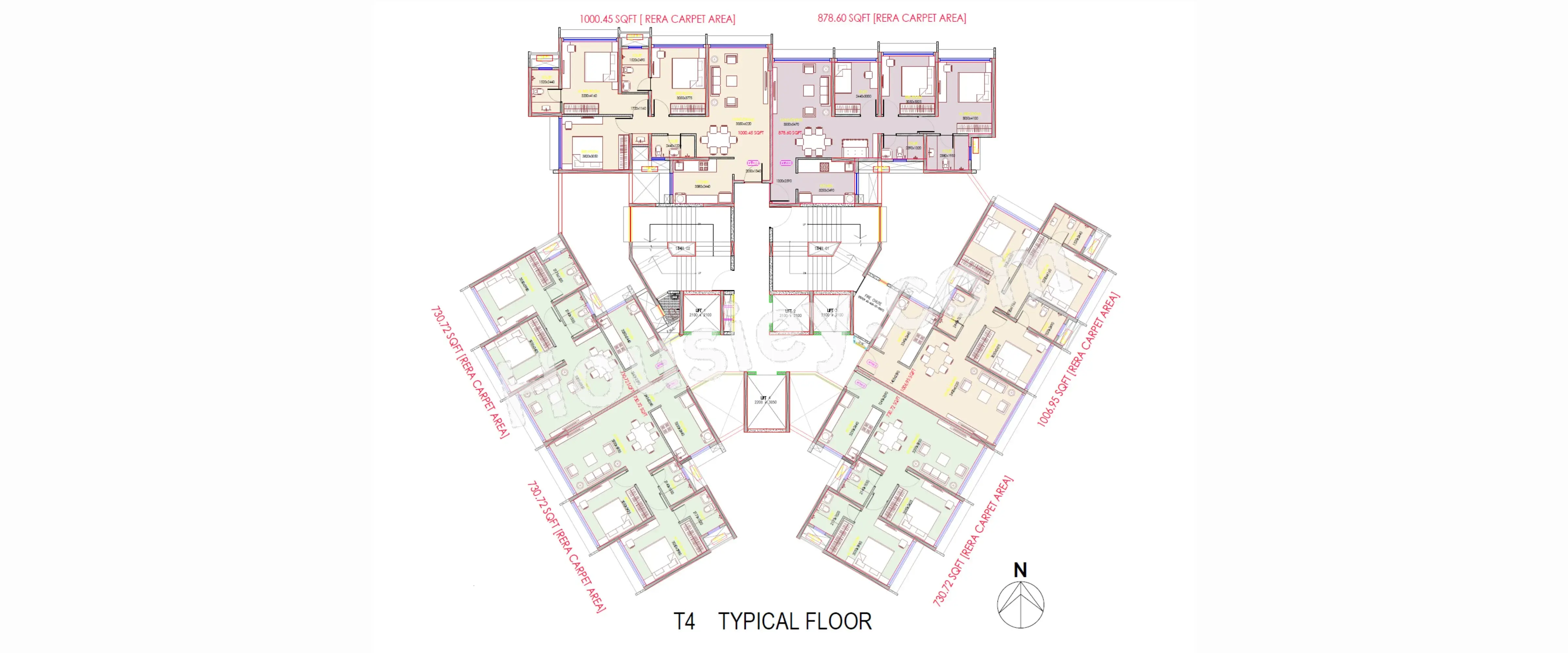 Mantra Marquis Floor plan 1