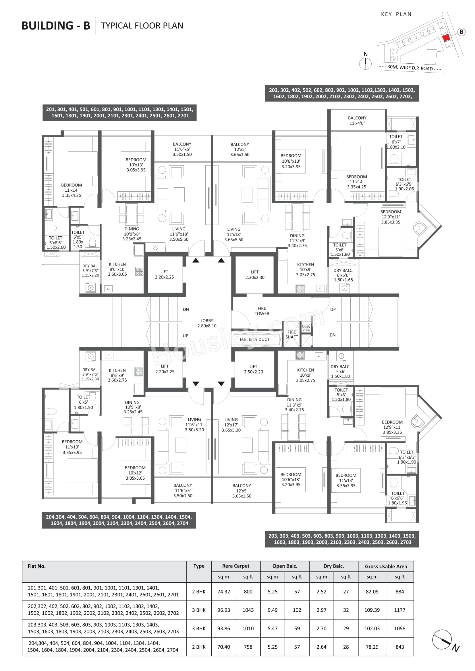 Mantra Melange Floor plan 2