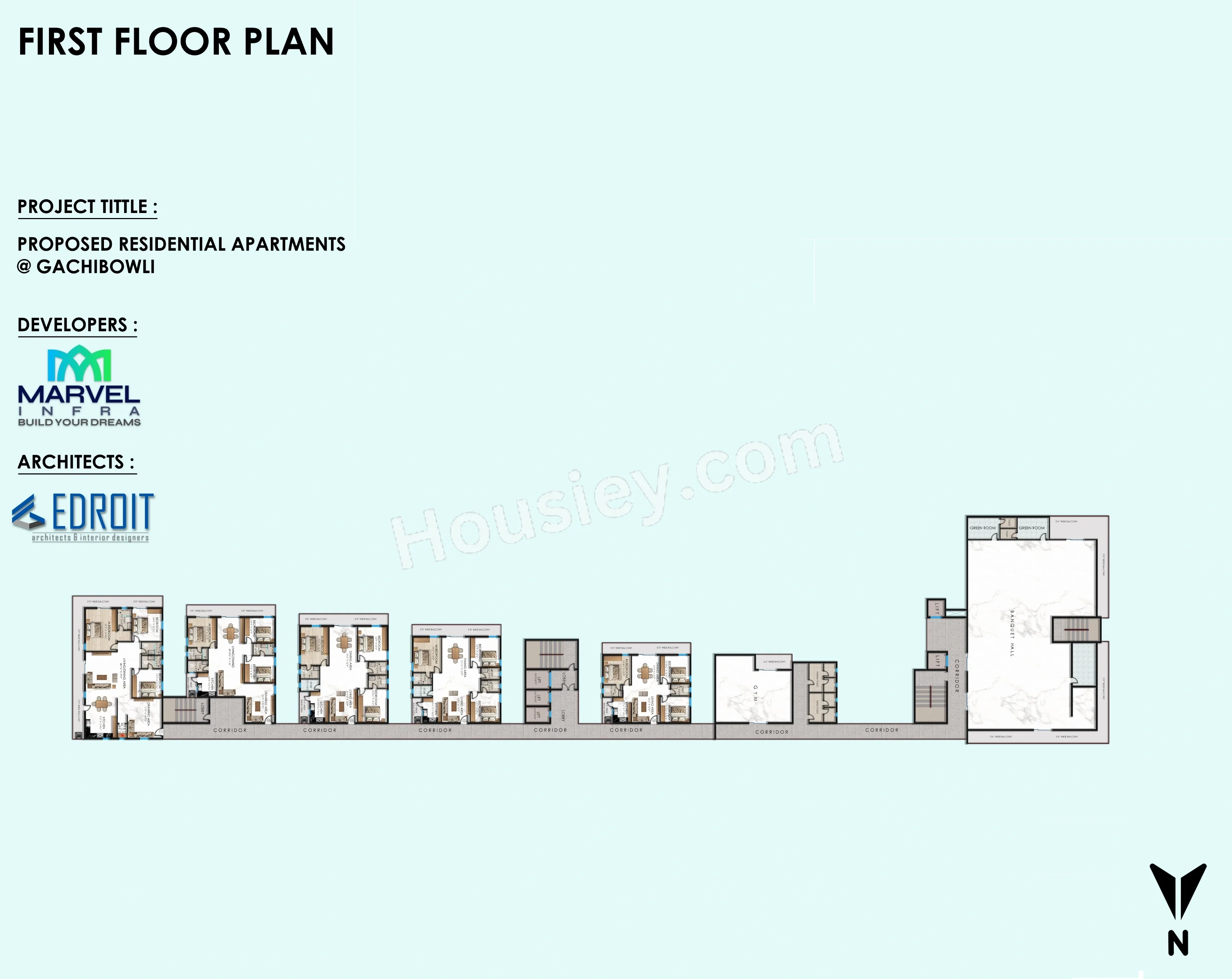 Marvel Infra Gachibowli Floor plan 1