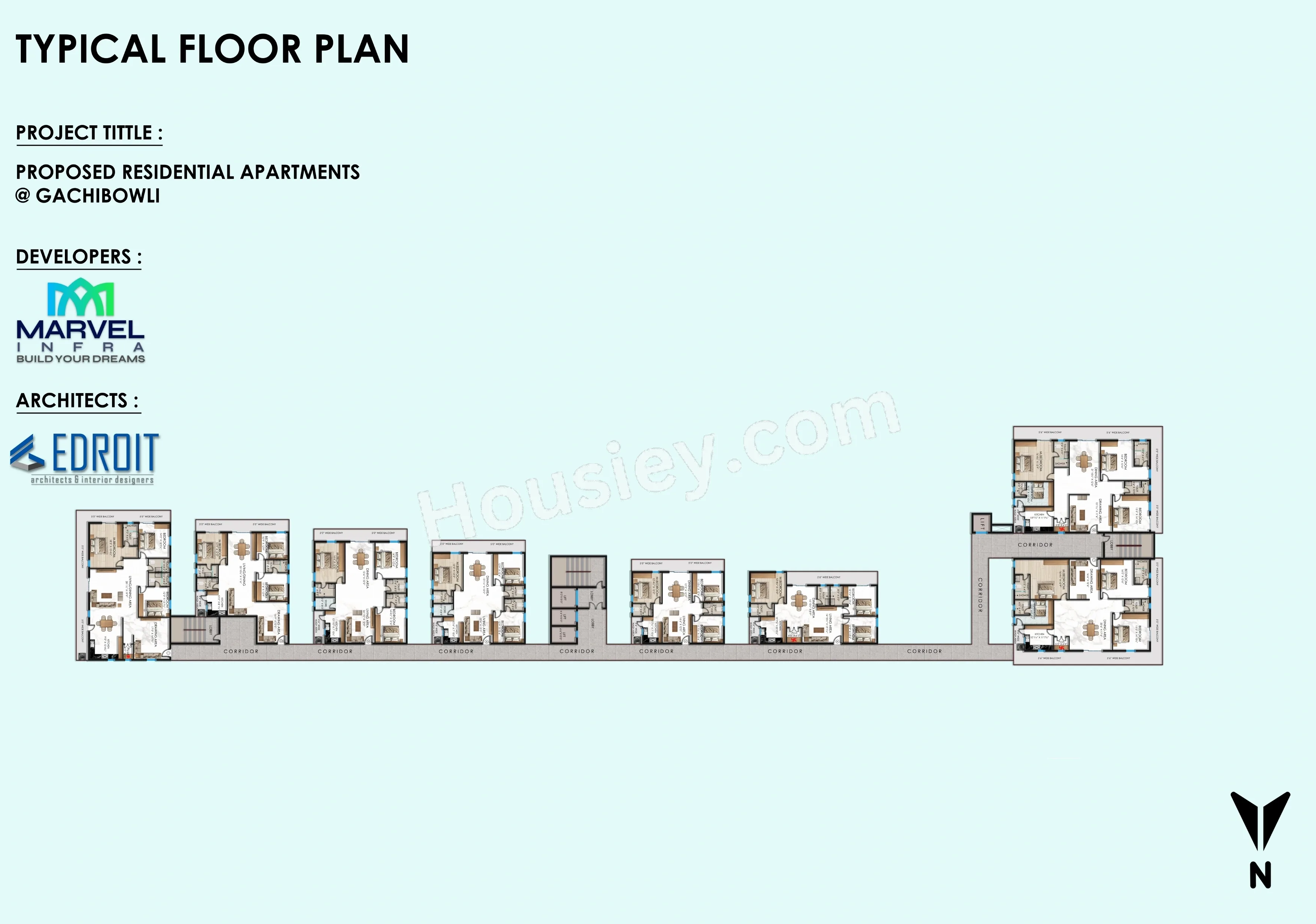 Marvel Infra Gachibowli Floor plan 2