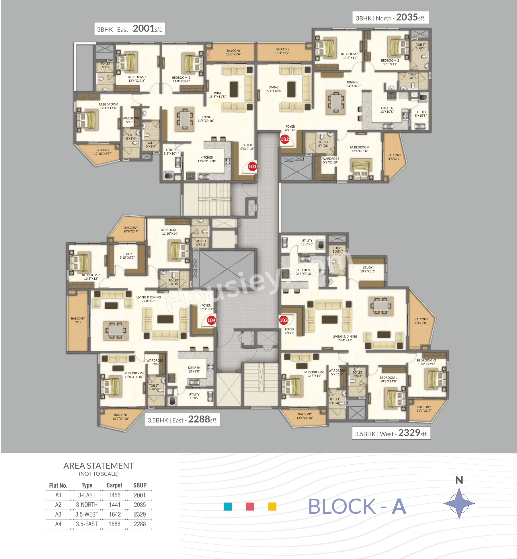 MEDA Water Edge Floor plan 1
