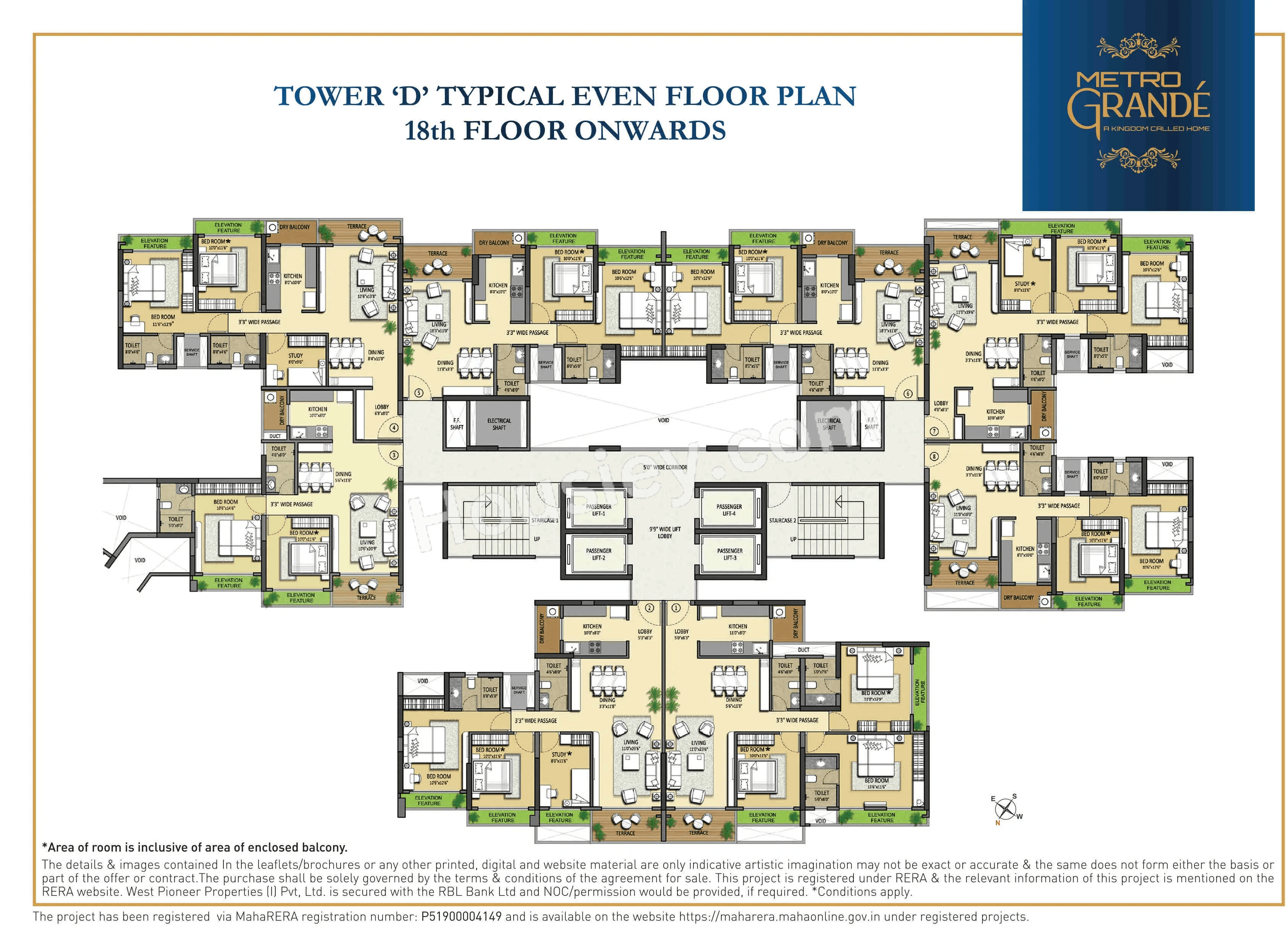 Metro Grande Floor plan 1
