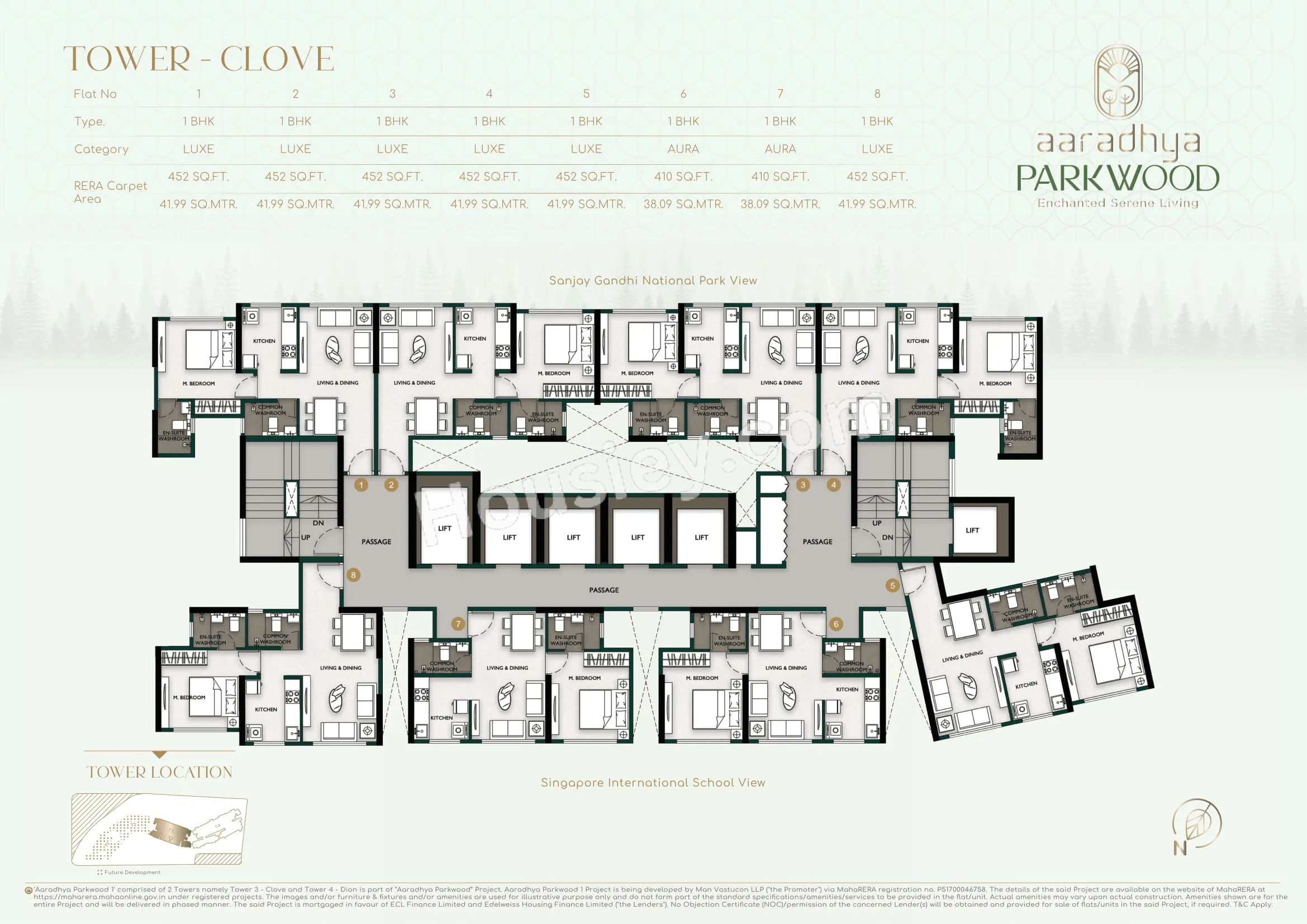 MICL Aaradhya Parkwood Floor plan 1