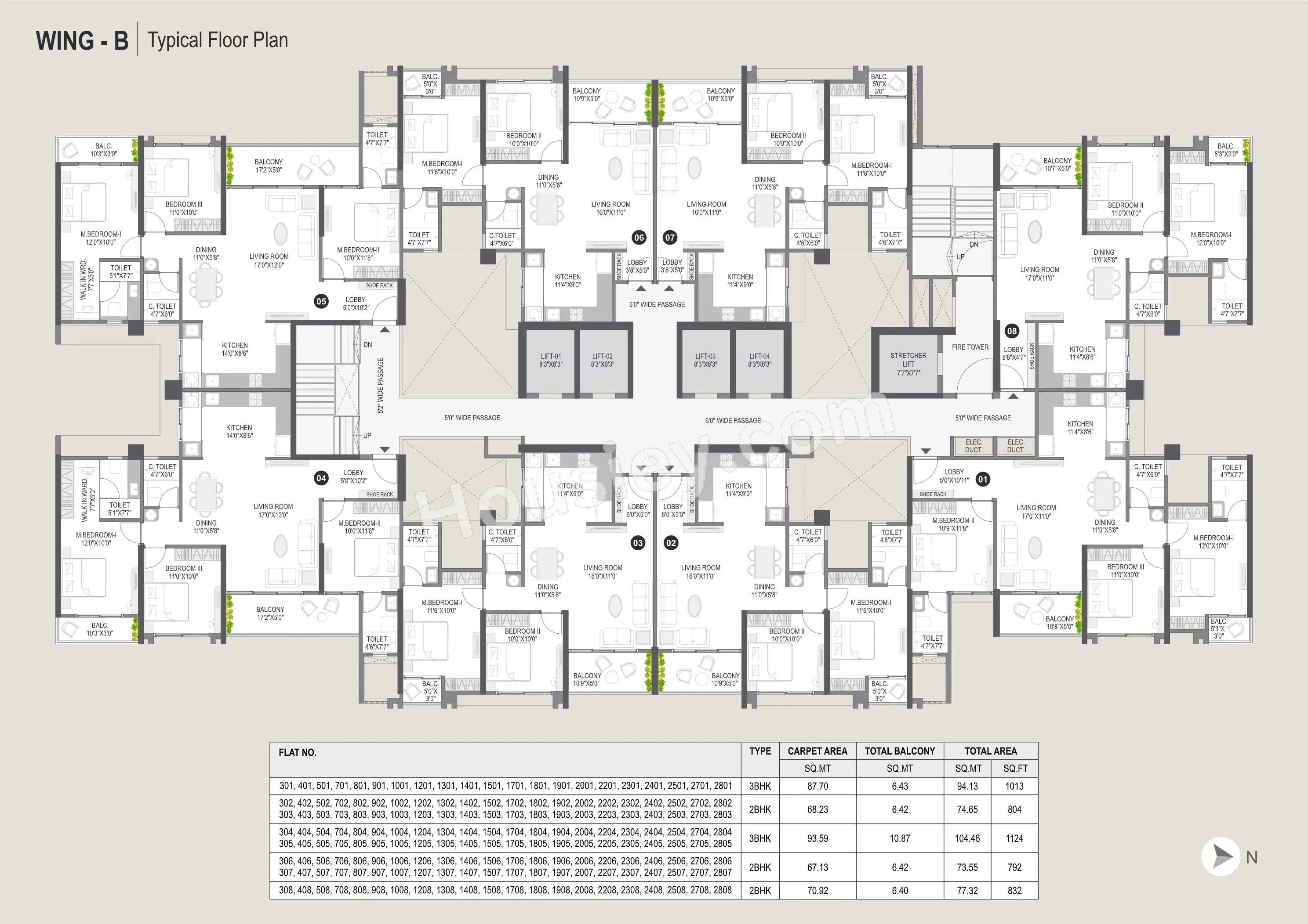 Miracle Imperio Towers Floor plan 2