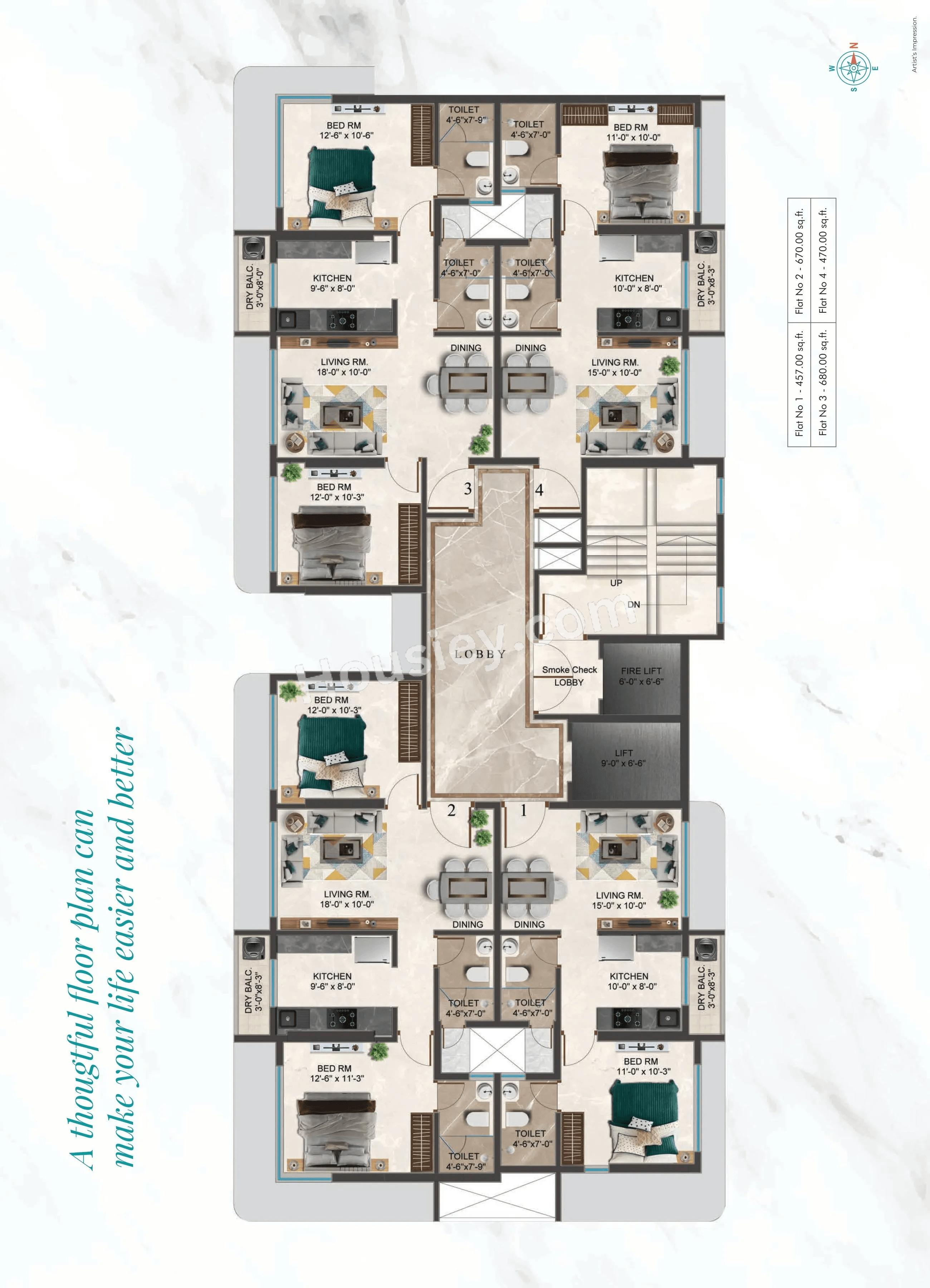 MK Gloria Floor Plan
