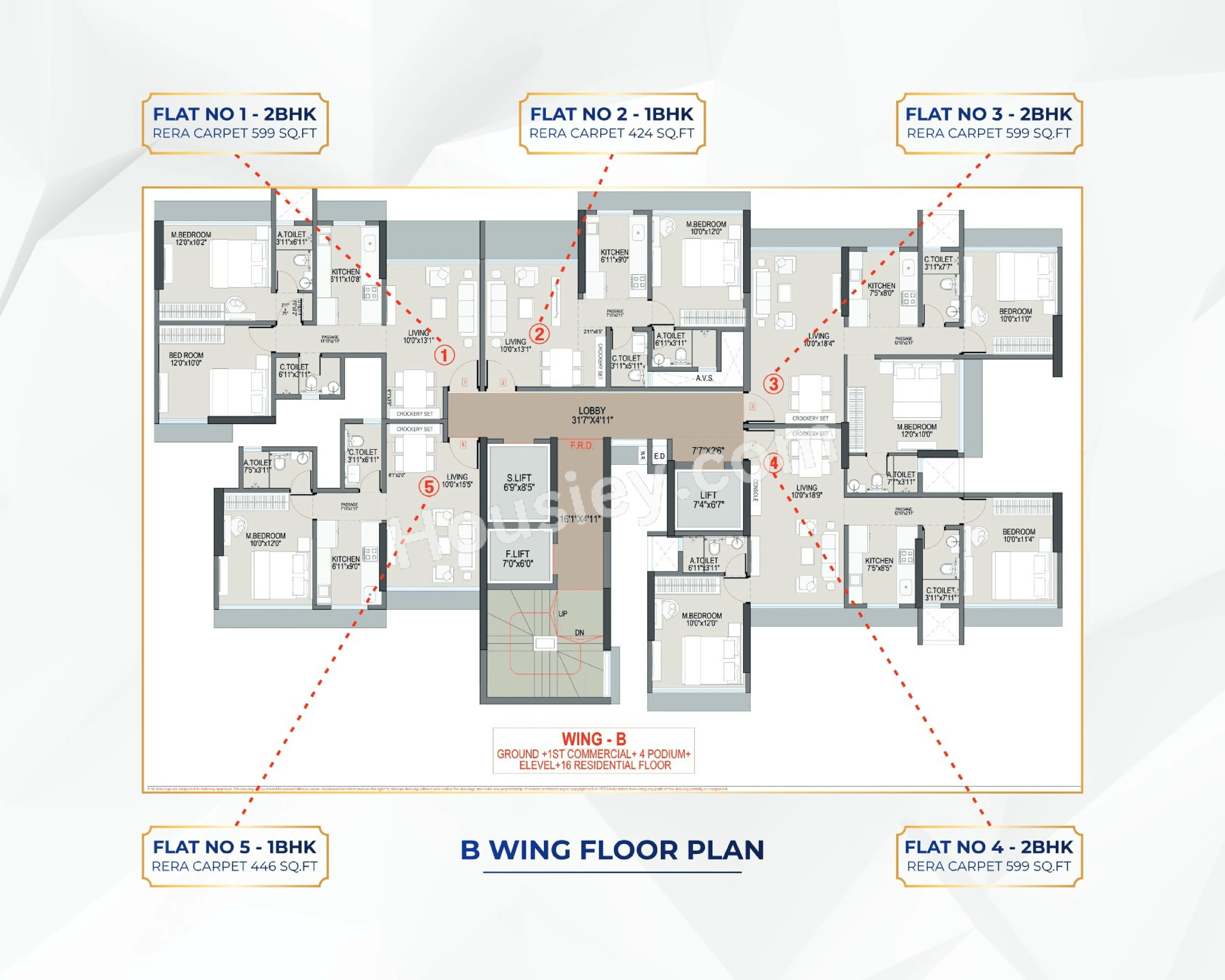 MKJ Bhawani Heights Floor plan 3
