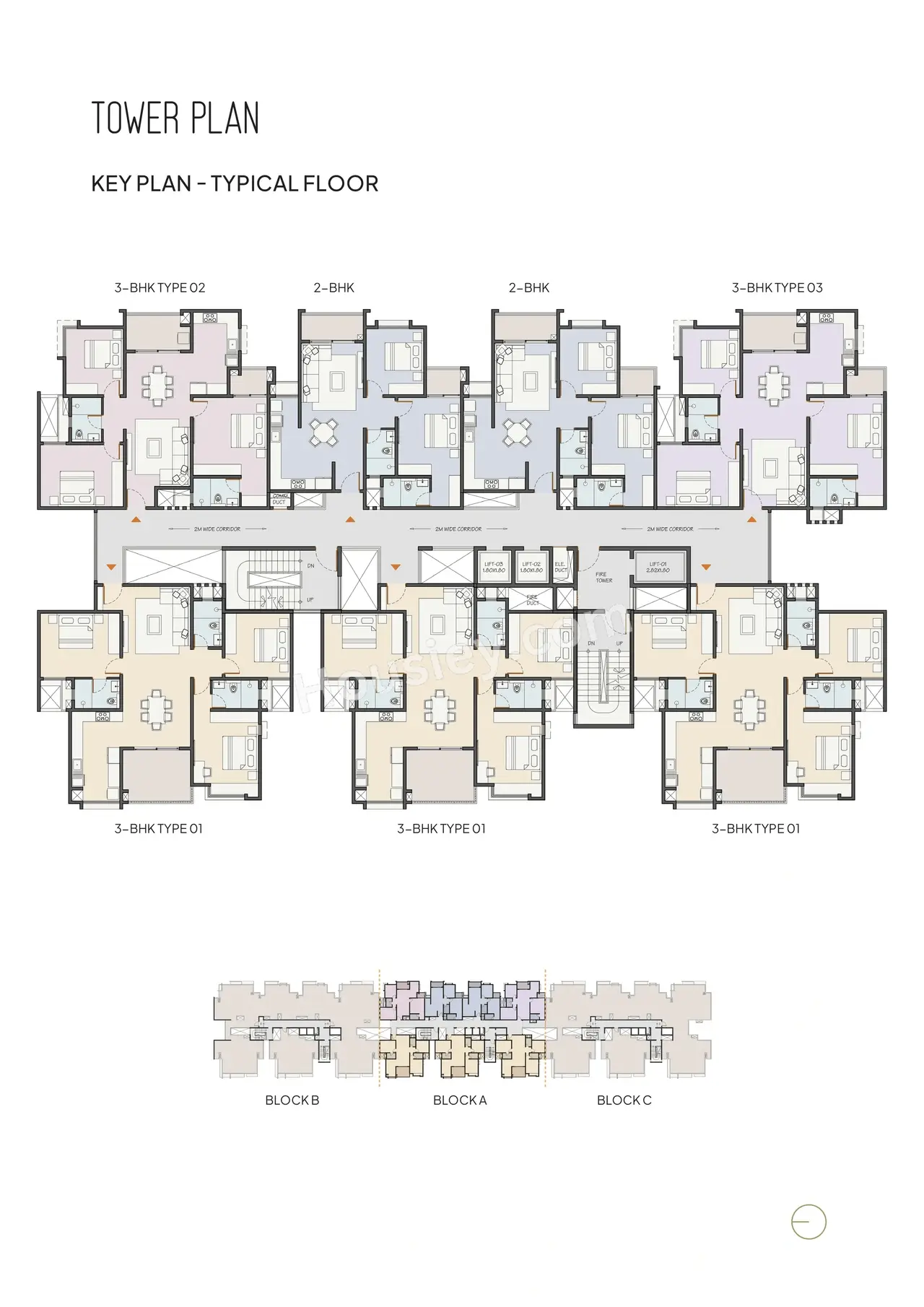Modern Spaaces Neon Floor Plan