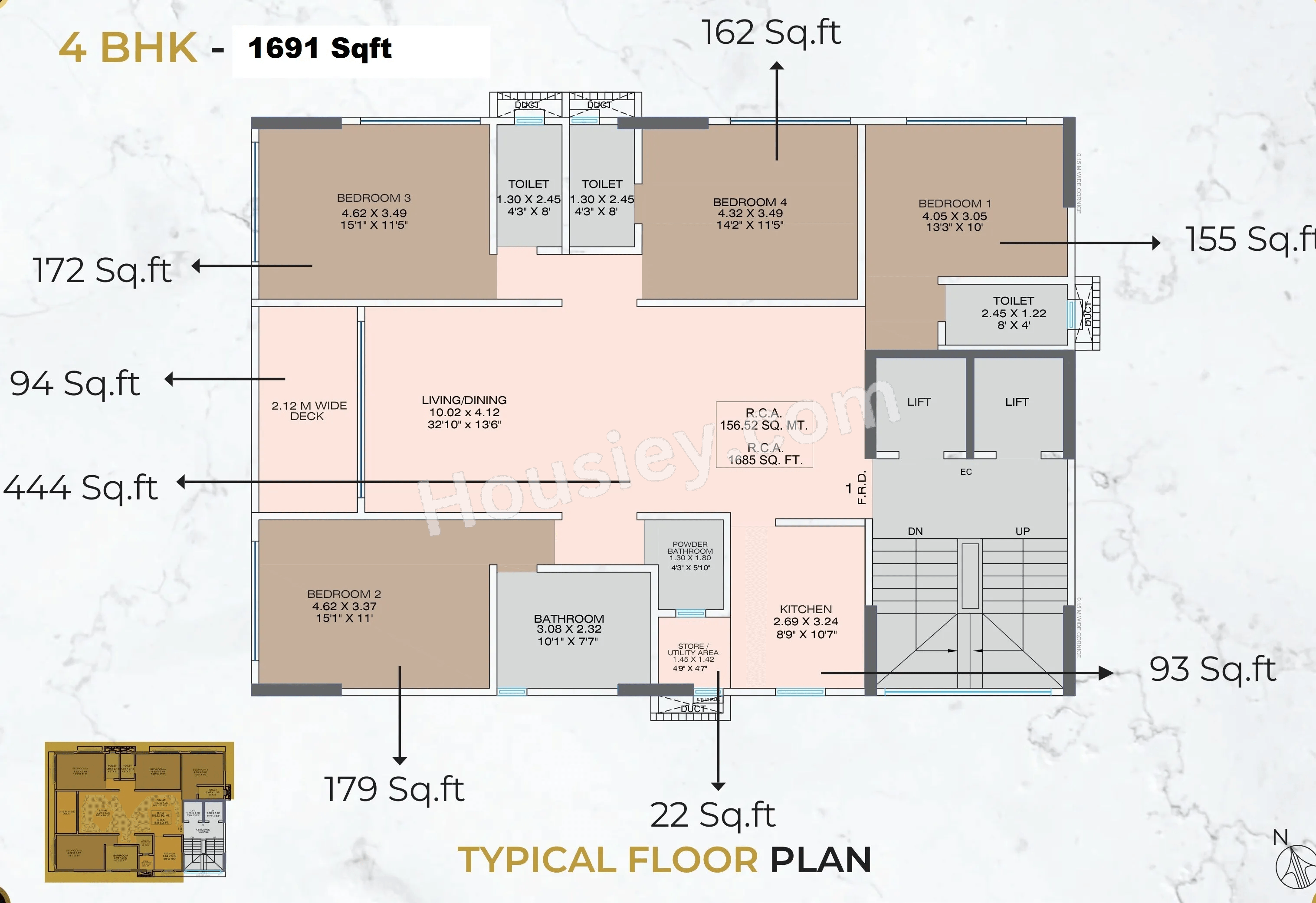 Modirealty Ashoka Floor plan 2