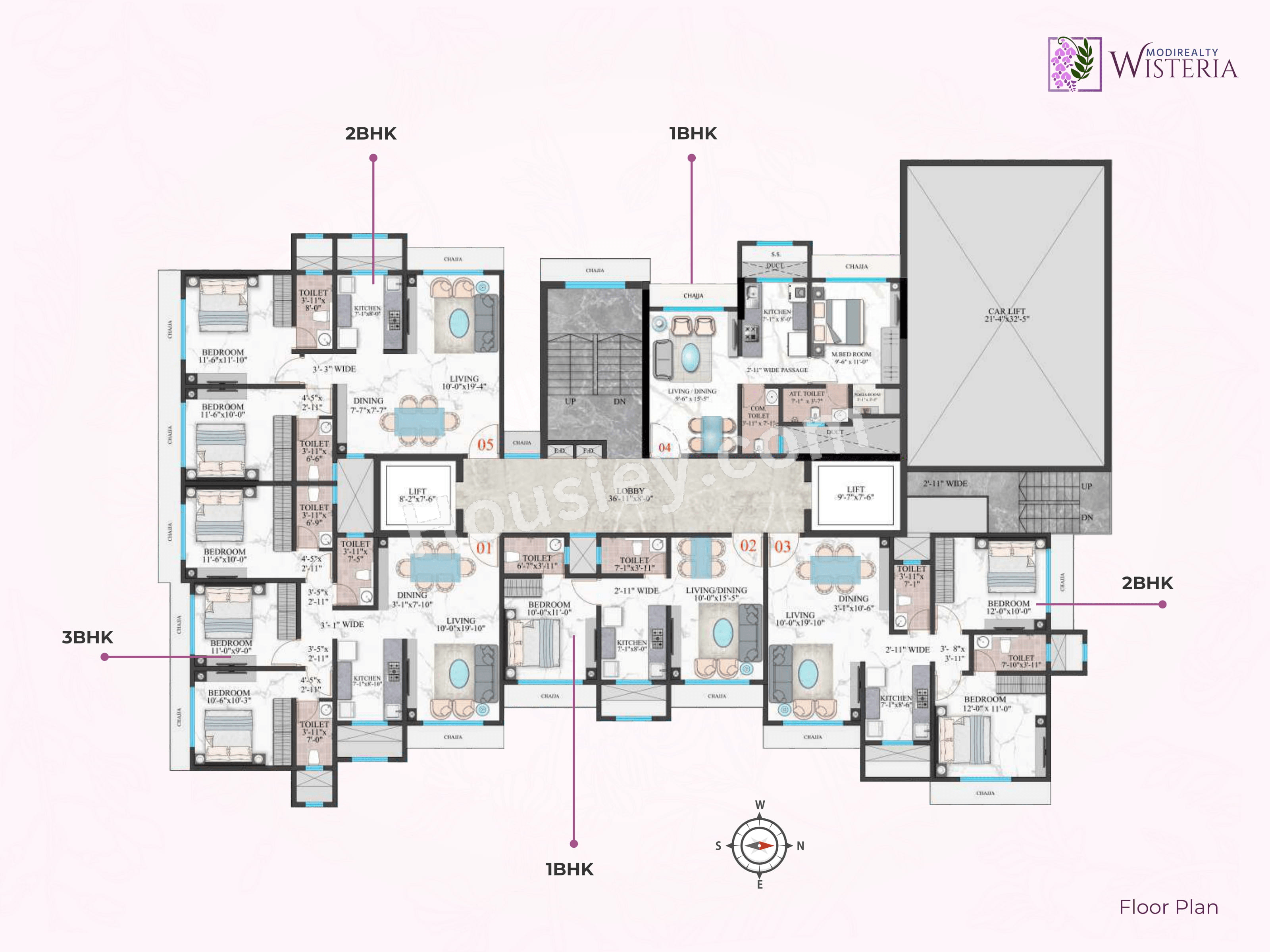 Modirealty Wisteria Floor Plan