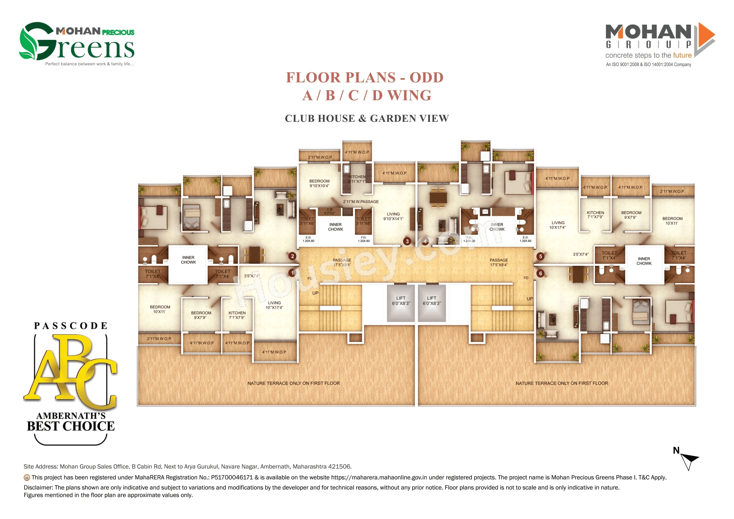 Mohan Precious Greens Floor plan 1