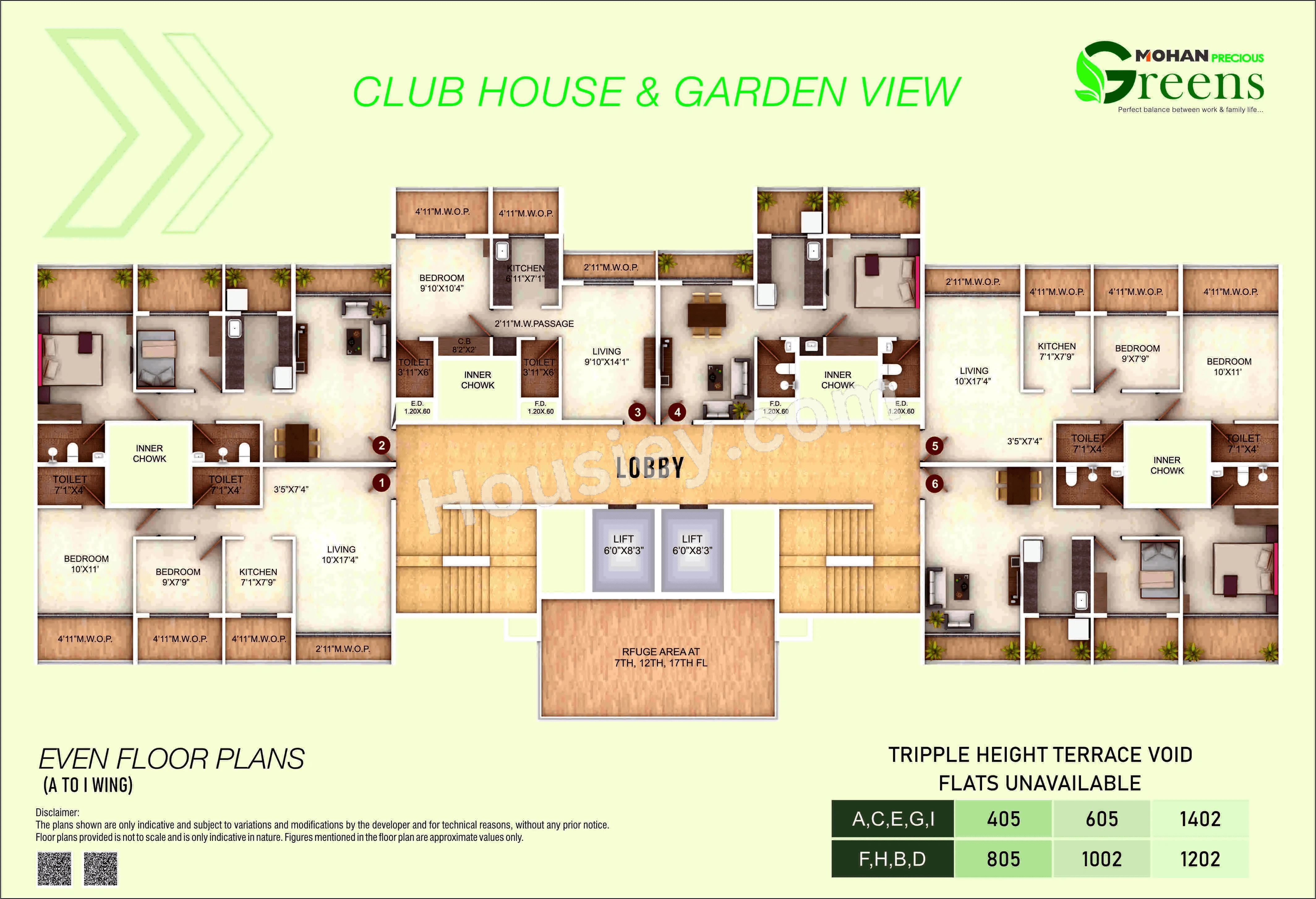 Mohan Precious Greens Floor plan 3