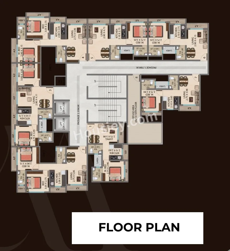 Mountain Serenity Floor plan 1