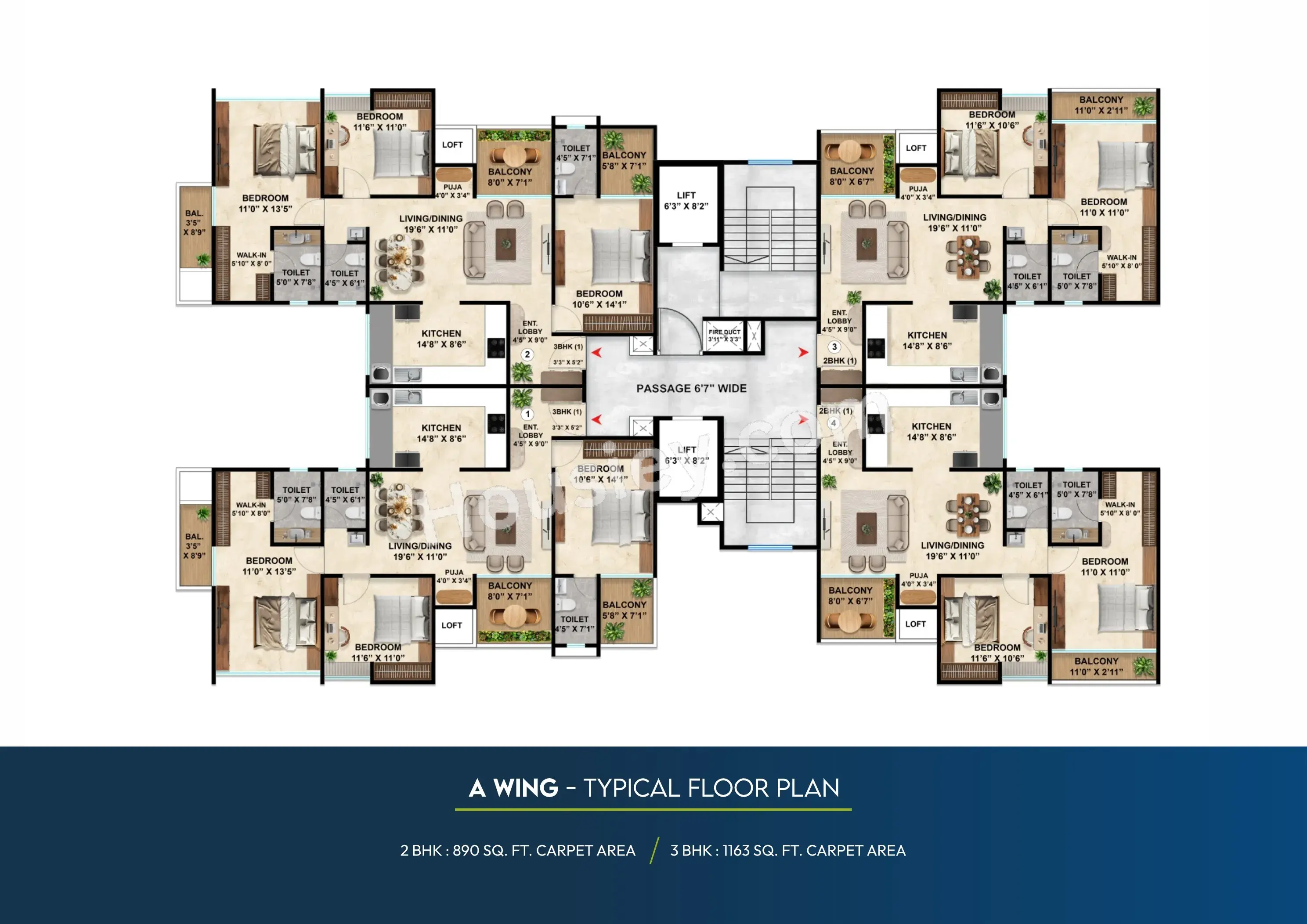 Muktangan Kimaya Floor plan 1