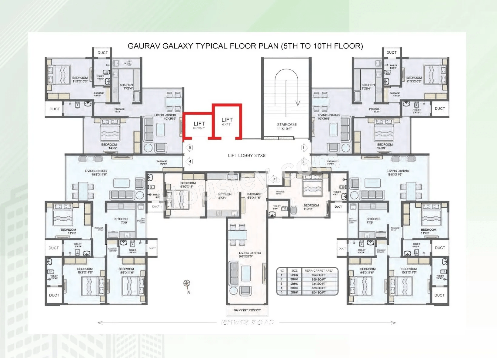 Multi Space Gaurav Galaxy Floor plan 1