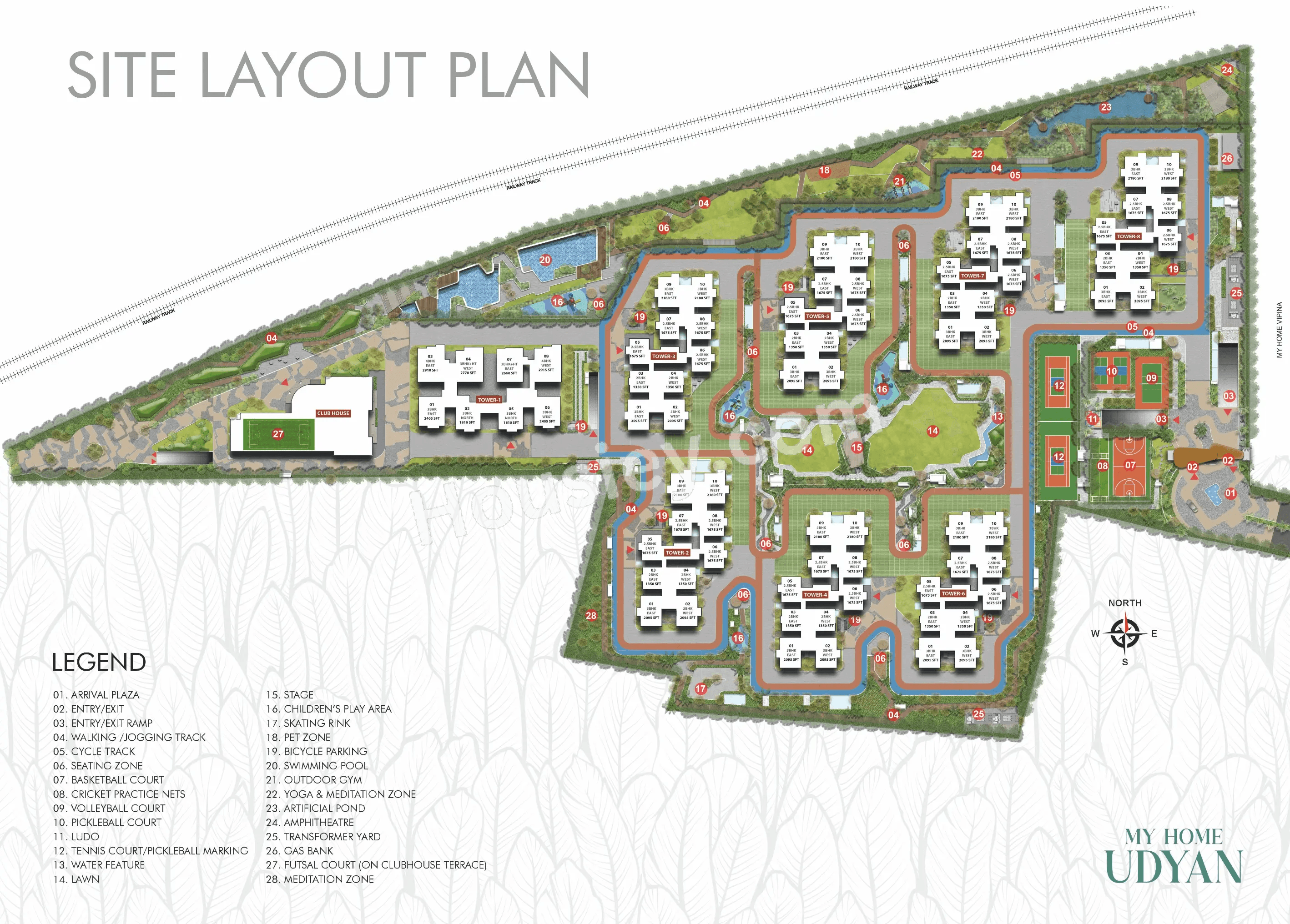 My Home Udyan Floor plan 1