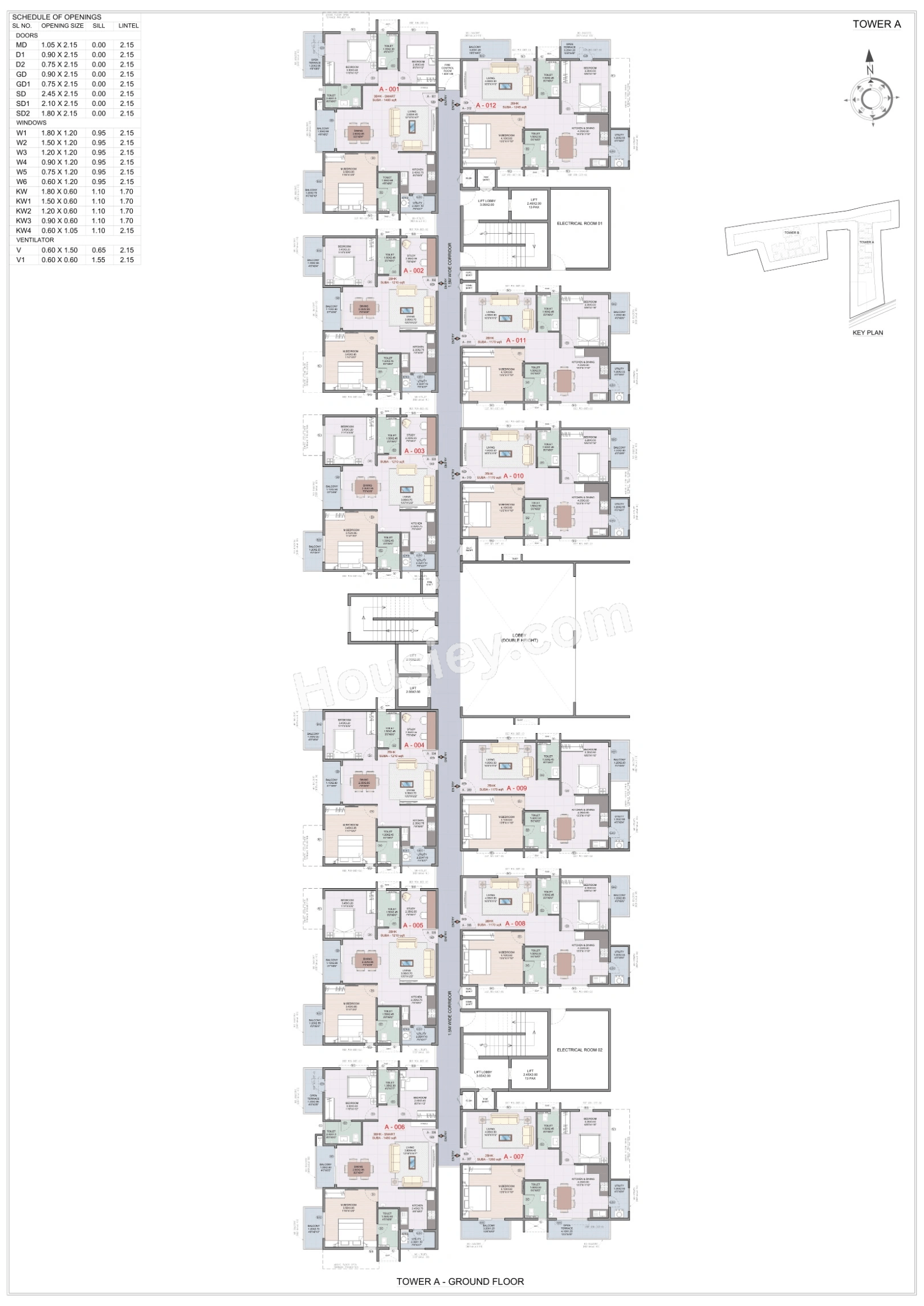 Myhna Orchid Floor plan 1