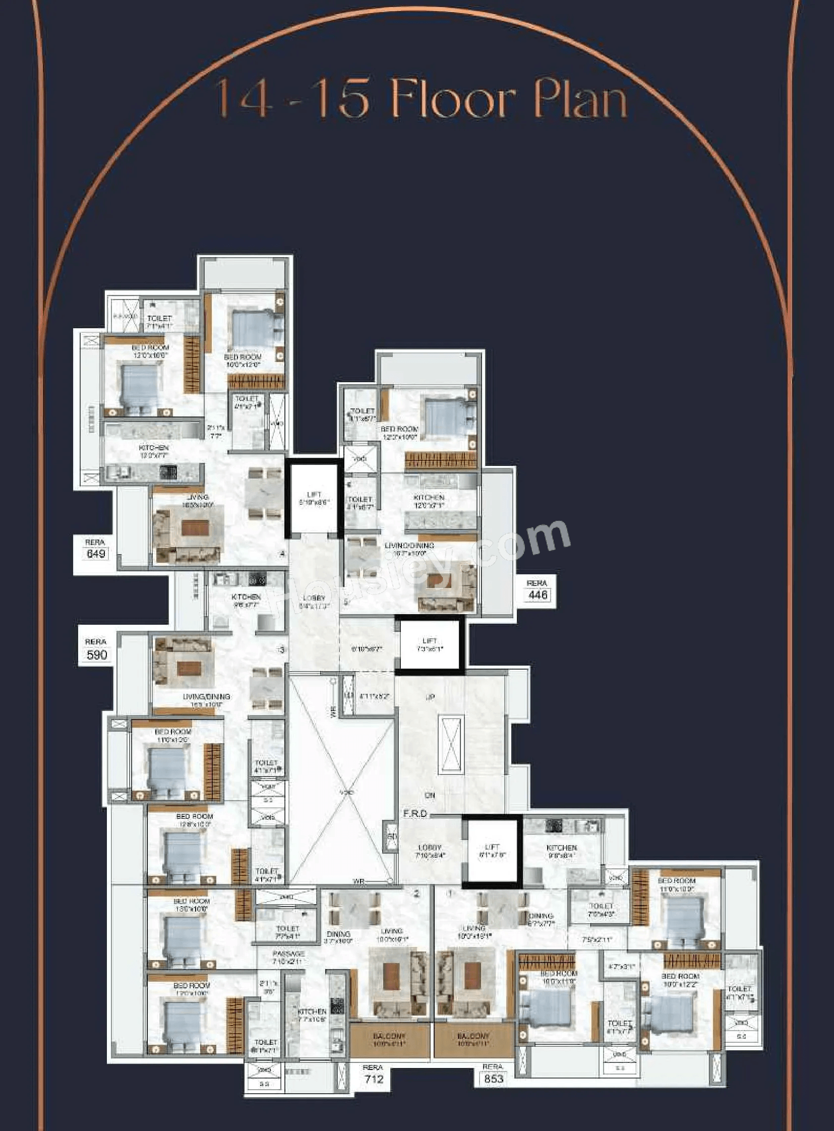 Namo Elysian Floor plan 1
