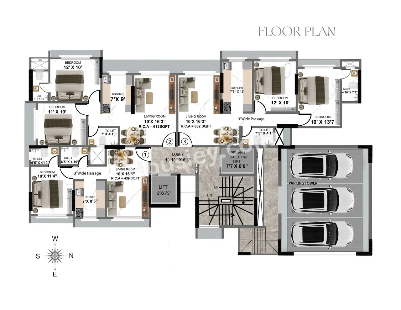 Namo Shenoy Apartment Master Plan
