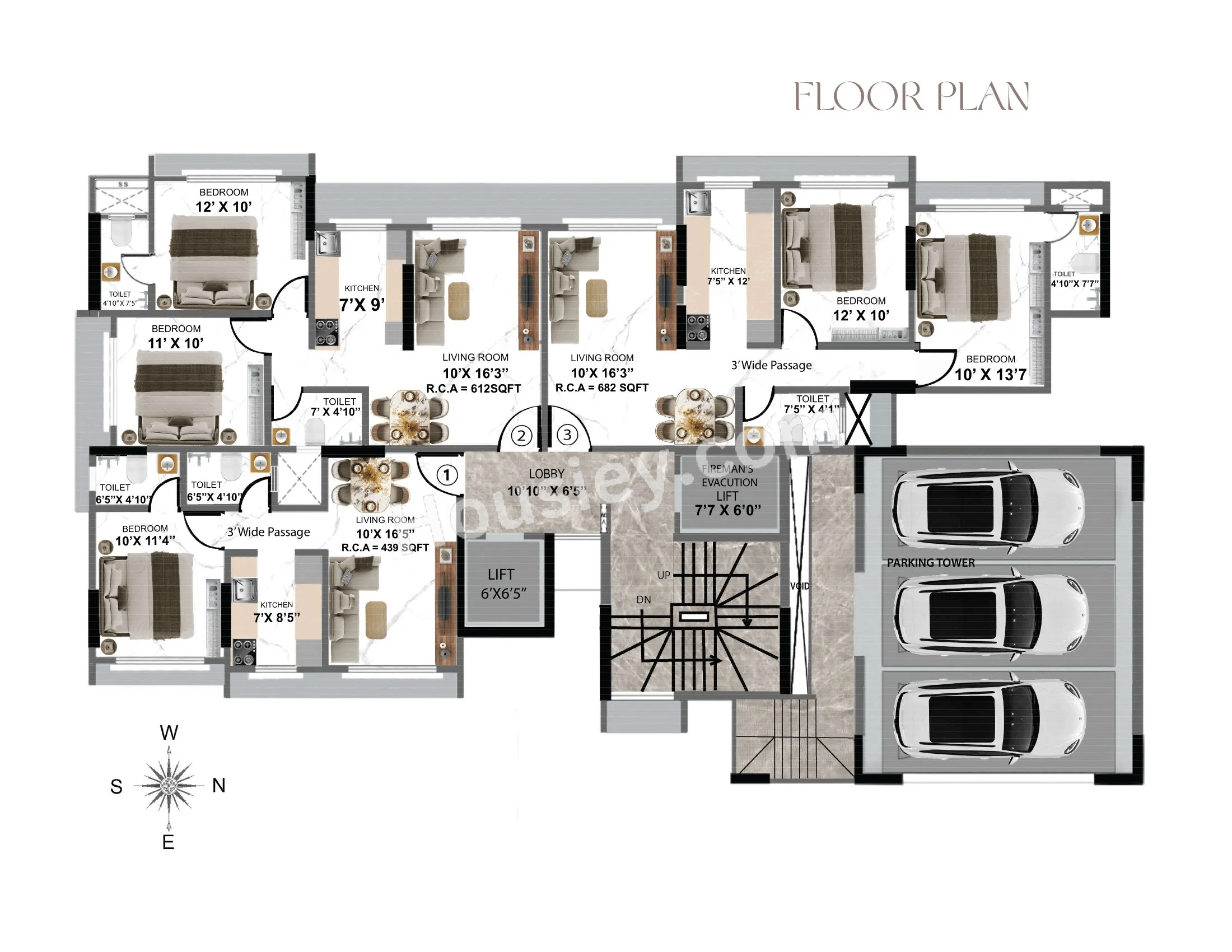 Namo Shenoy Apartment Master Plan