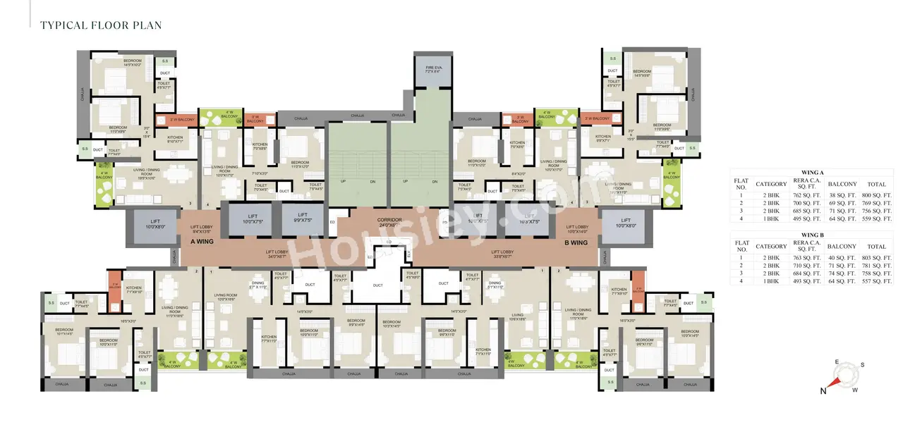 Nandivardhan Monopoli Floor Plan