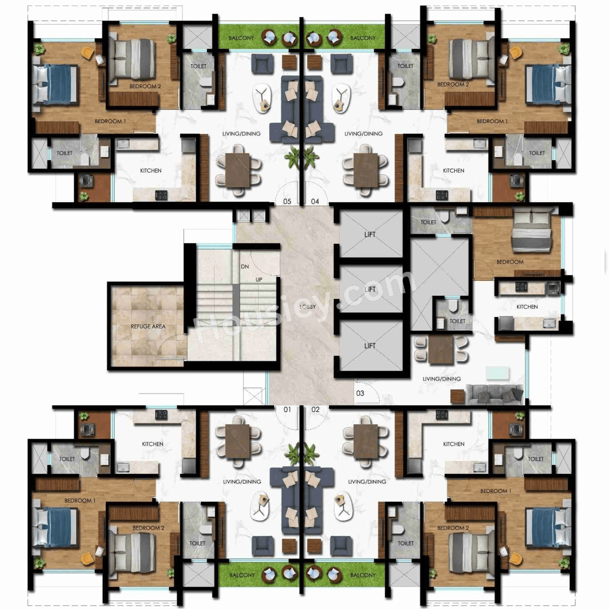 Nandivardhan Parkway Floor plan 2