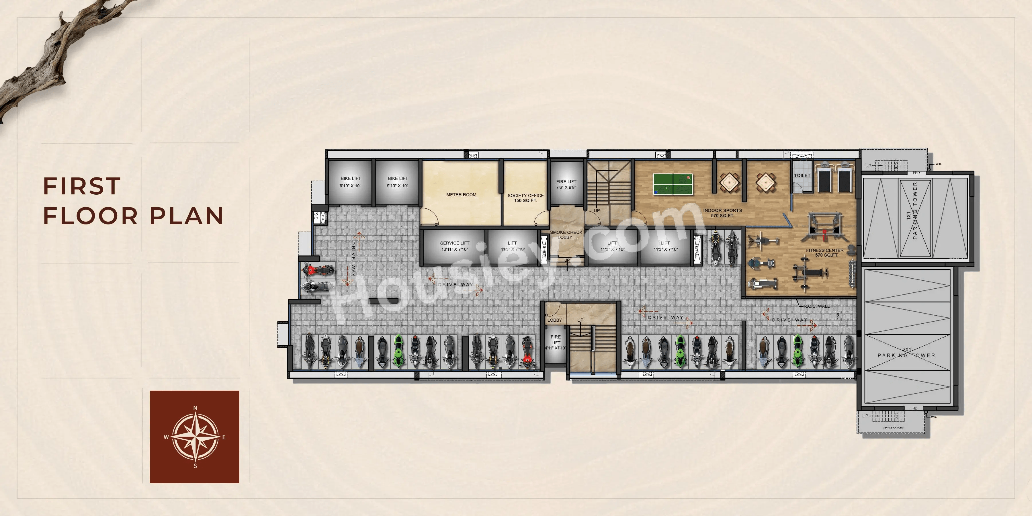 Nathani Royal Oak Residency Floor plan 1