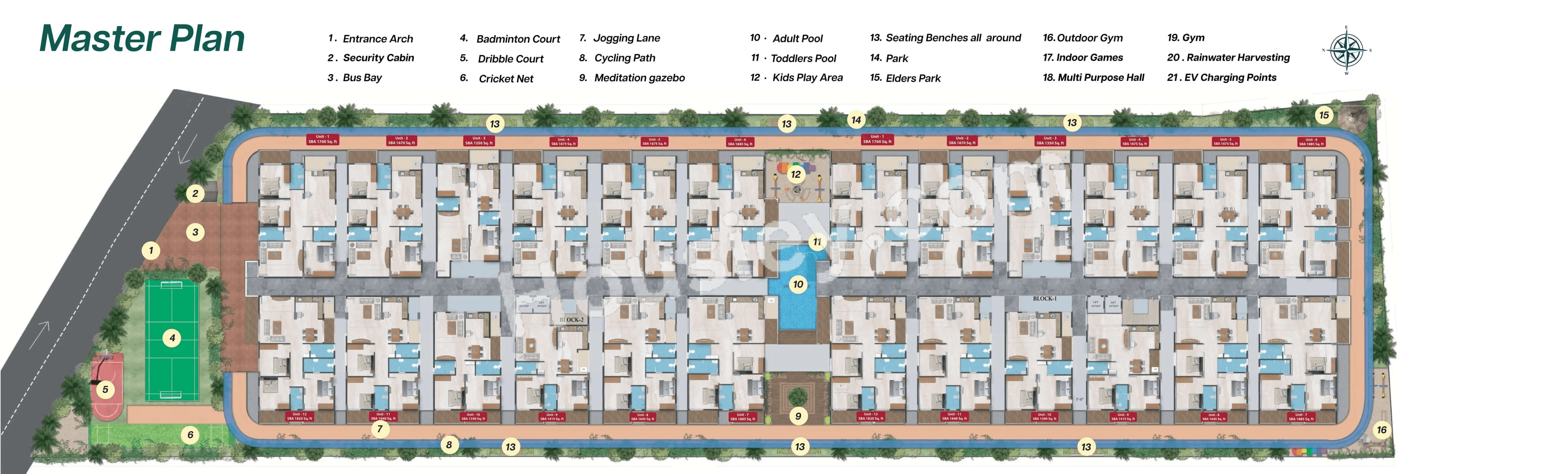 Navakruthi Garden Bay Master Plan