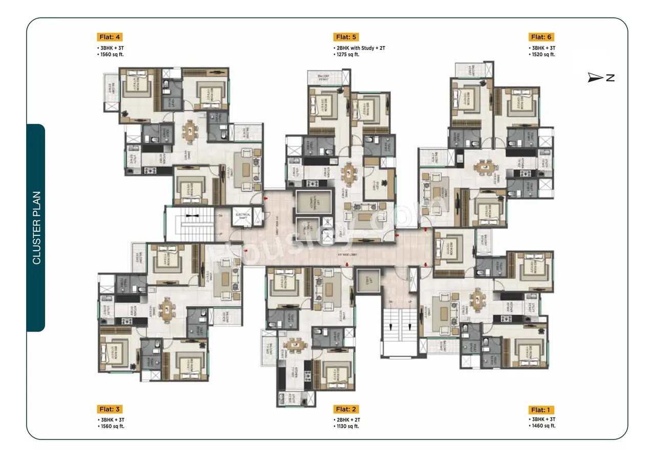 Navami Chamara Heights Floor Plan