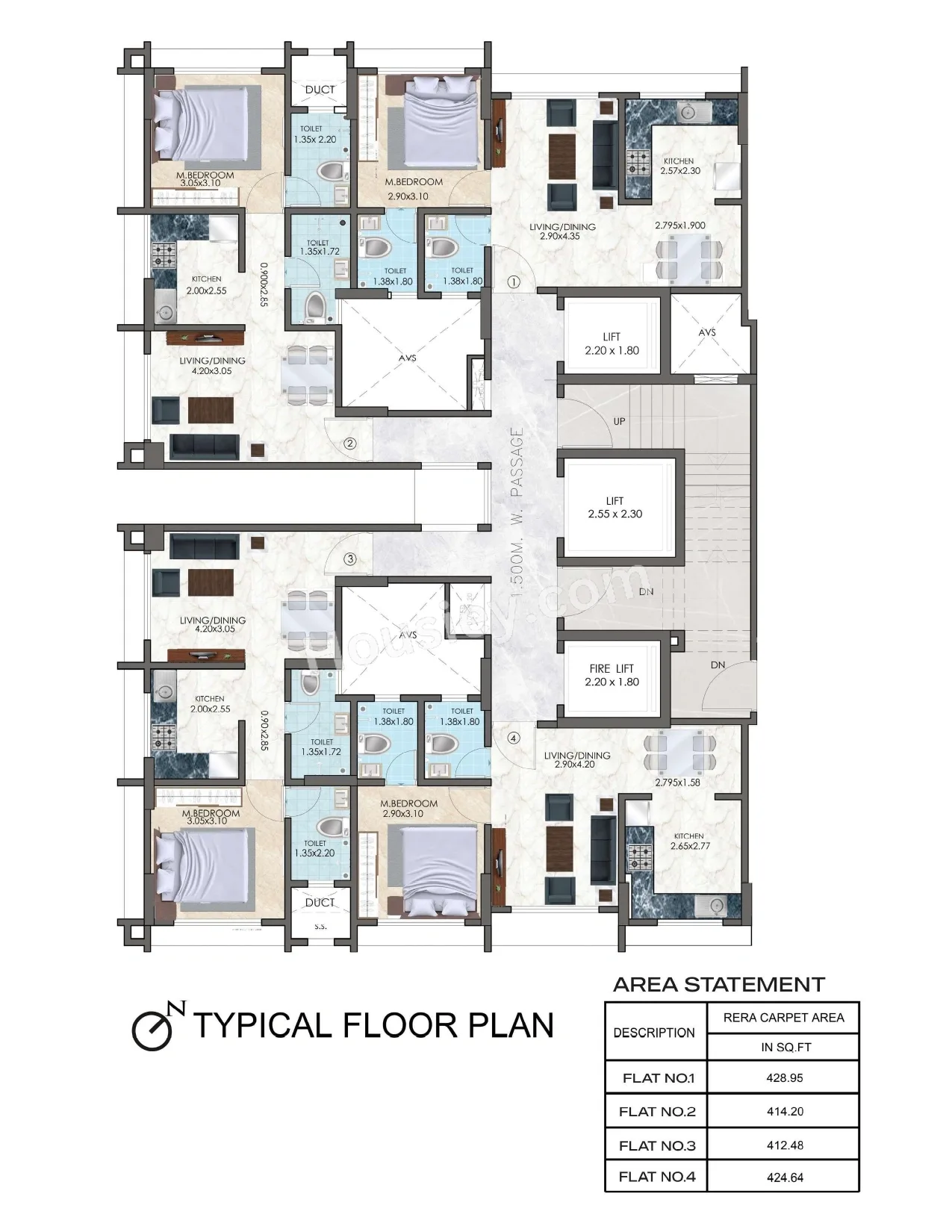 Navkar Omnia Floor plan 1