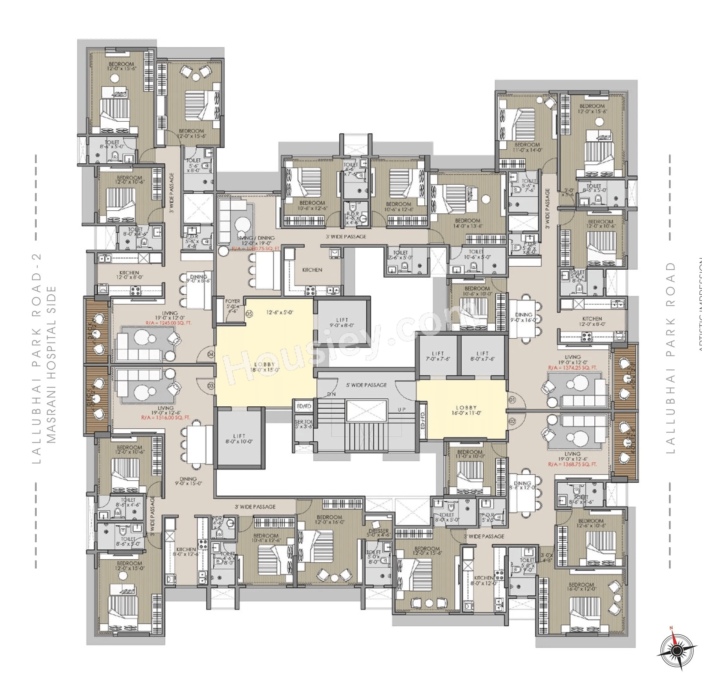 Navkar Shatrunjay Floor plan 1