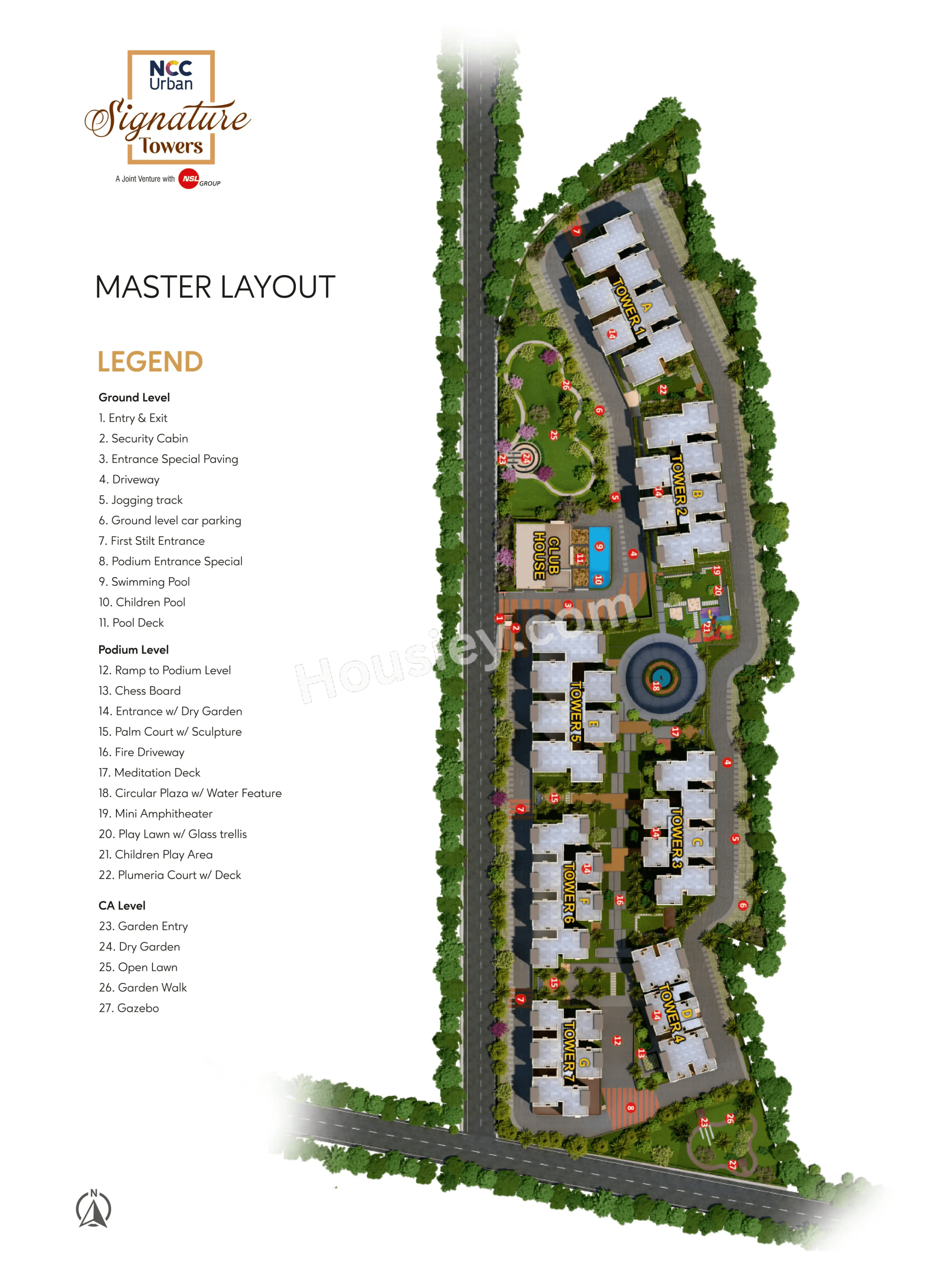 NCC Urban Signature Towers Master Plan