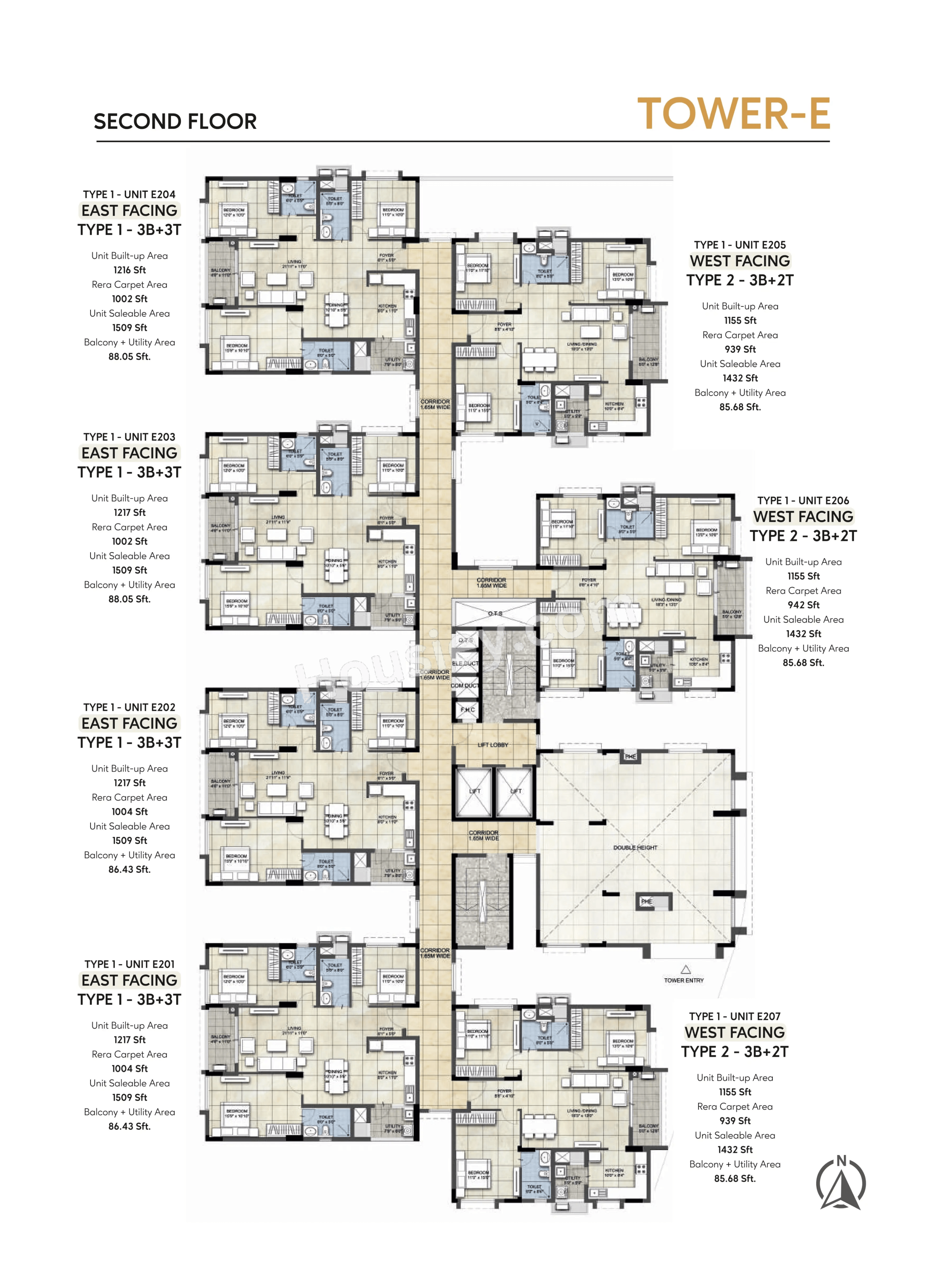 NCC Urban Signature Towers Floor plan 1