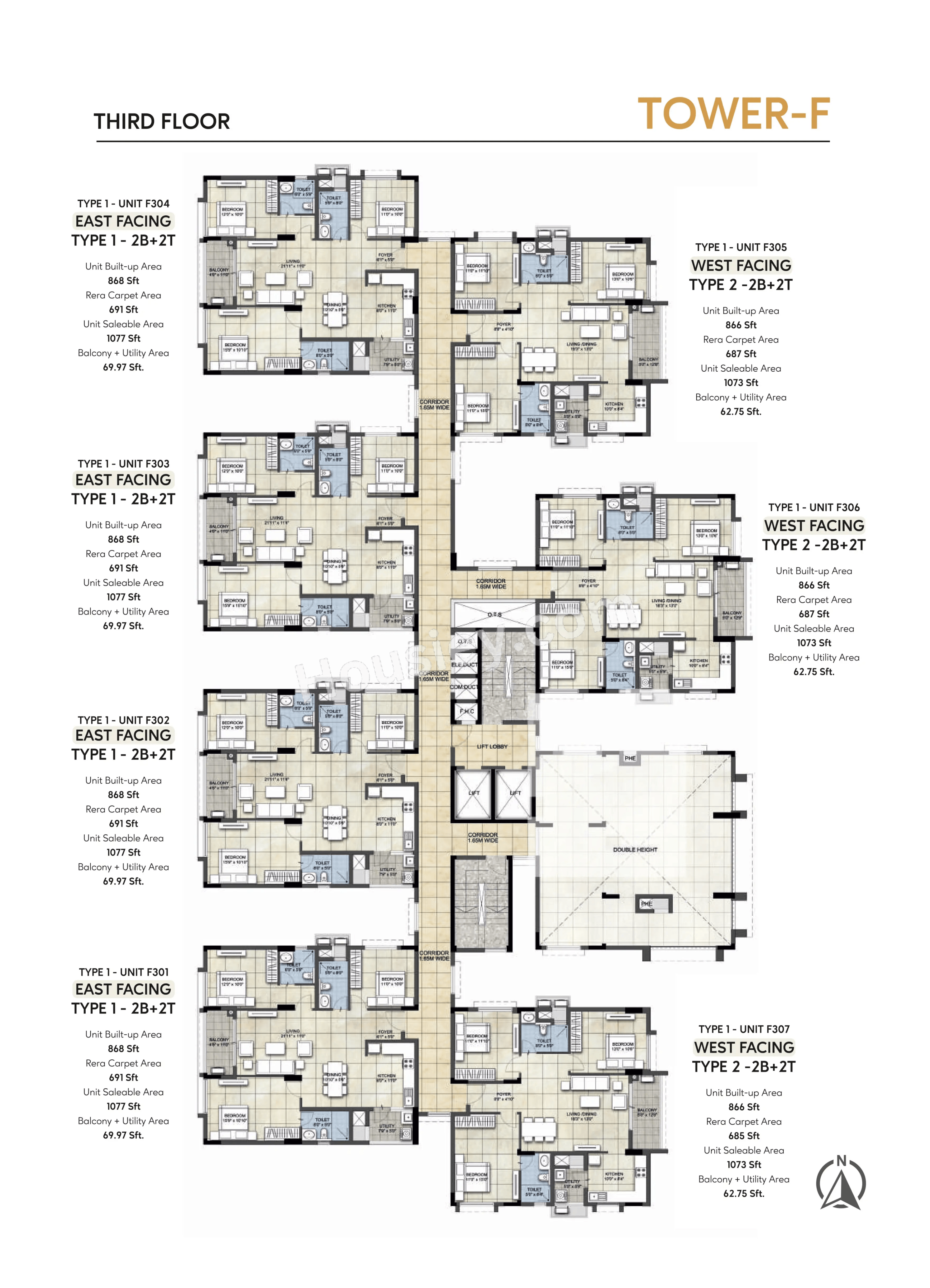NCC Urban Signature Towers Floor plan 2