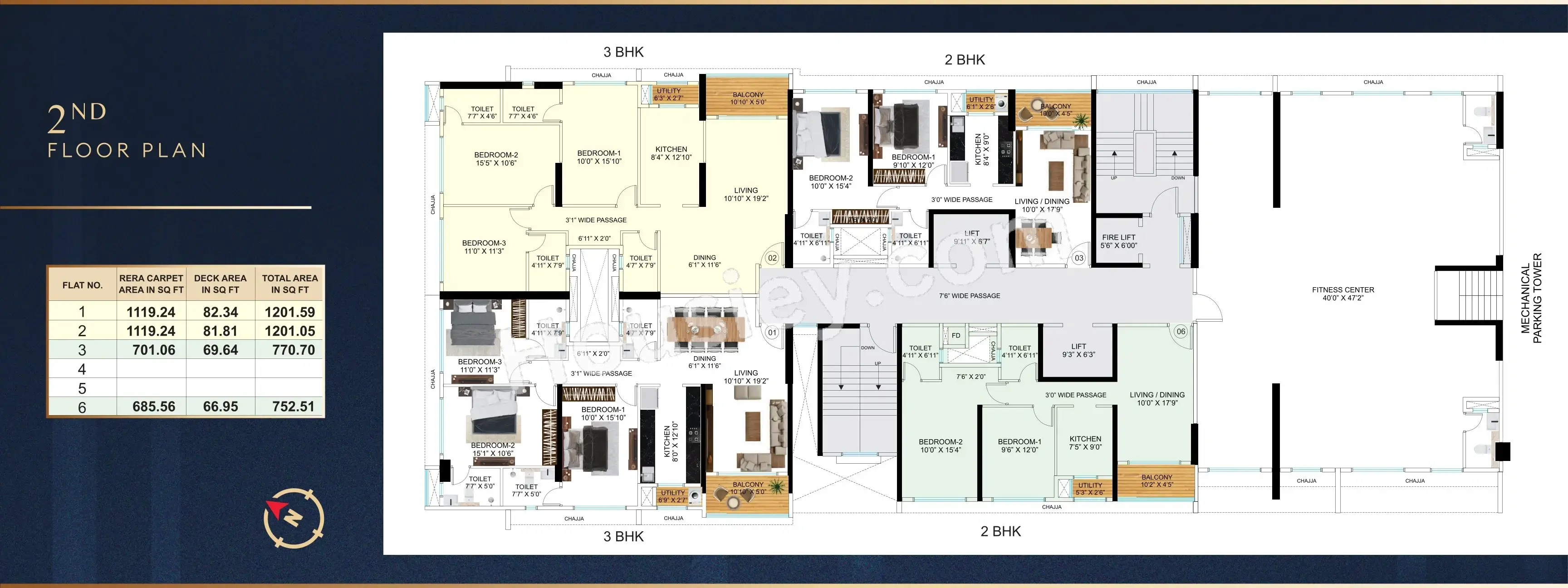 Neelam CKV Signature Residences Floor plan 1