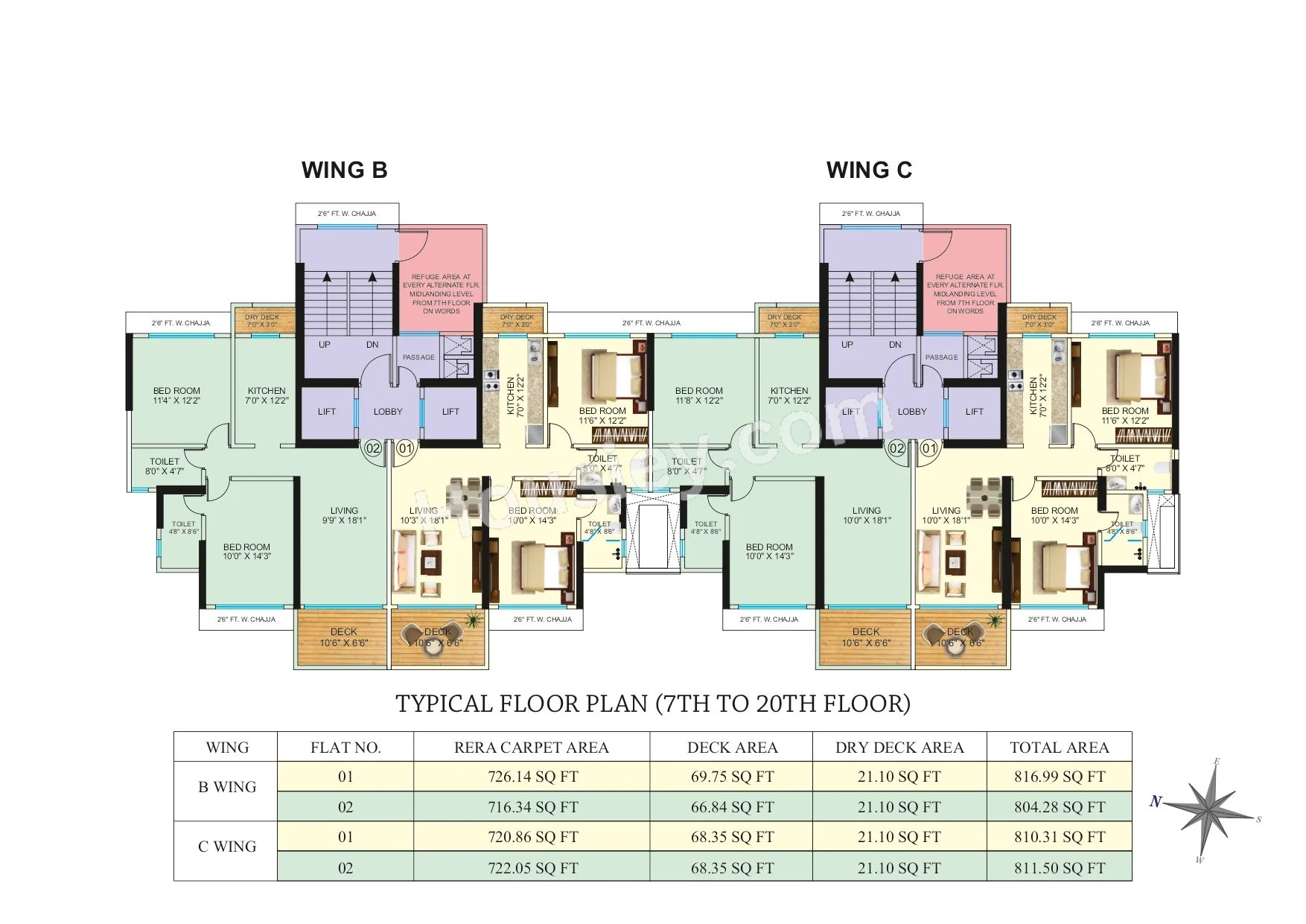 Neelam Superbia Floor plan 2