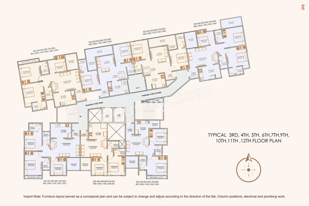 Nexus Westia Floor Plan