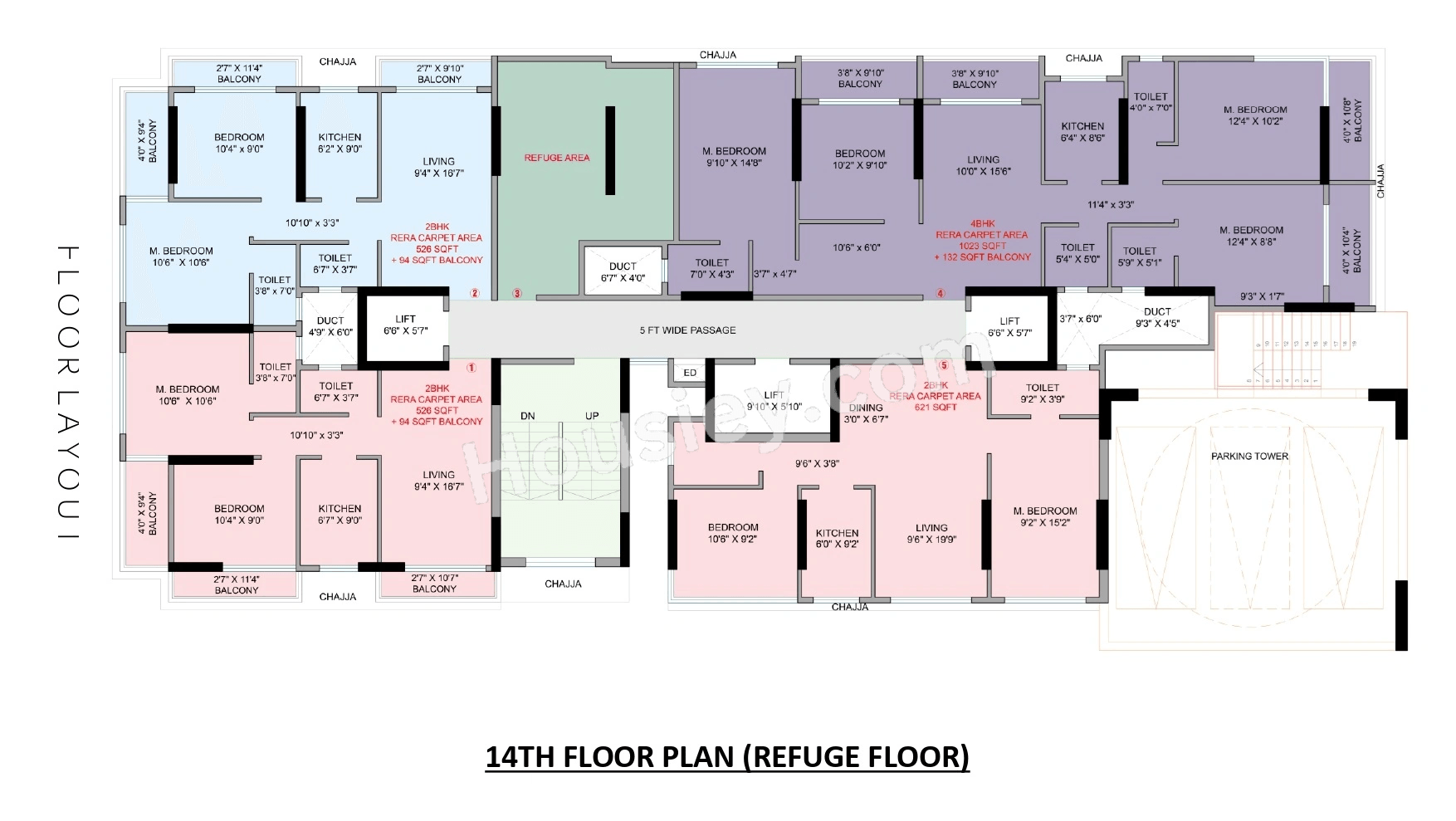 Nirvaana Coral Floor plan 3