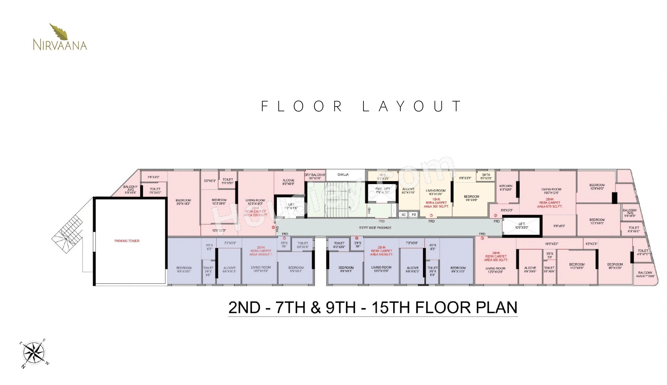 Nirvaana Pride Floor plan 2