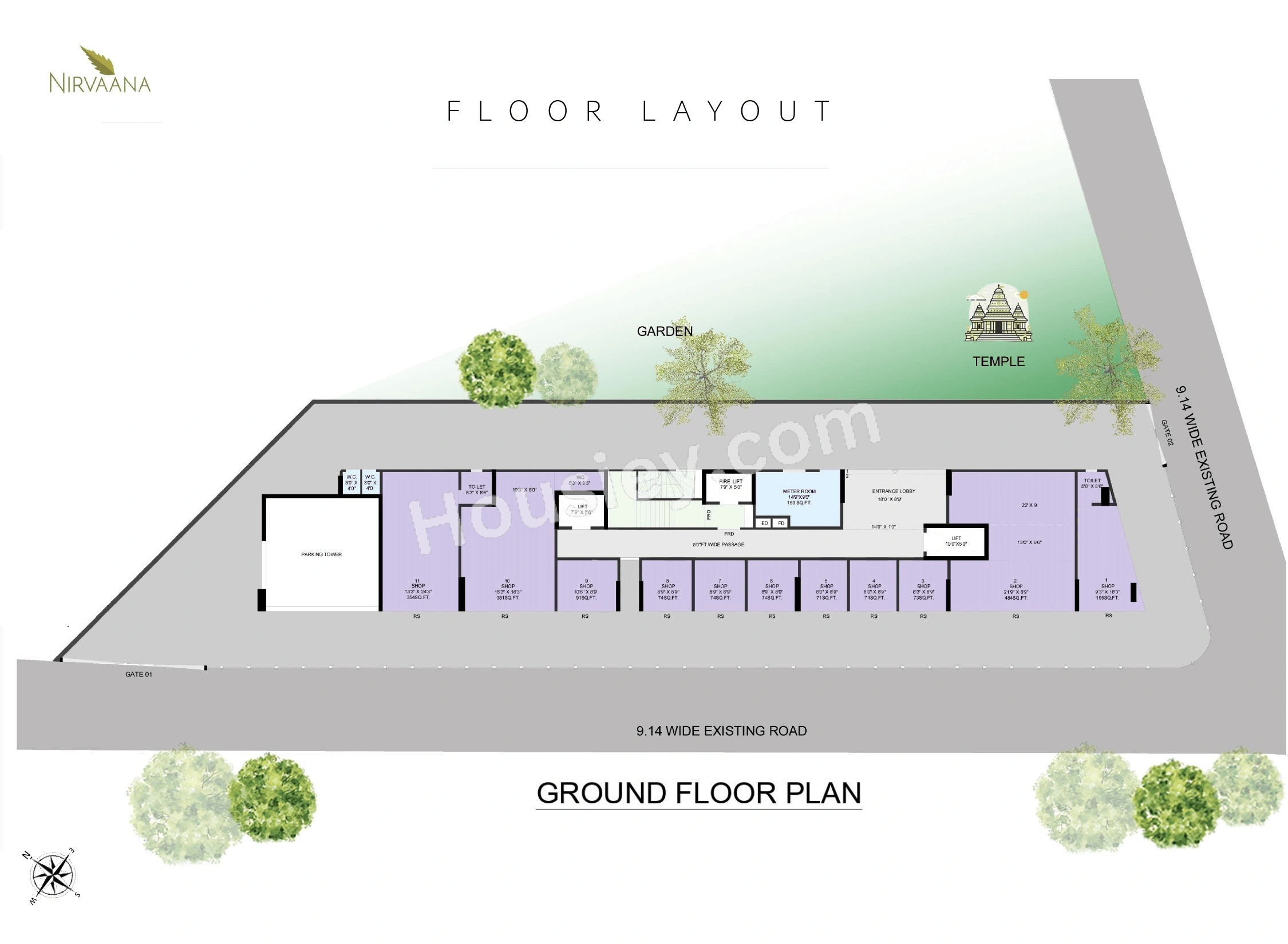 Nirvaana Pride Floor plan 3