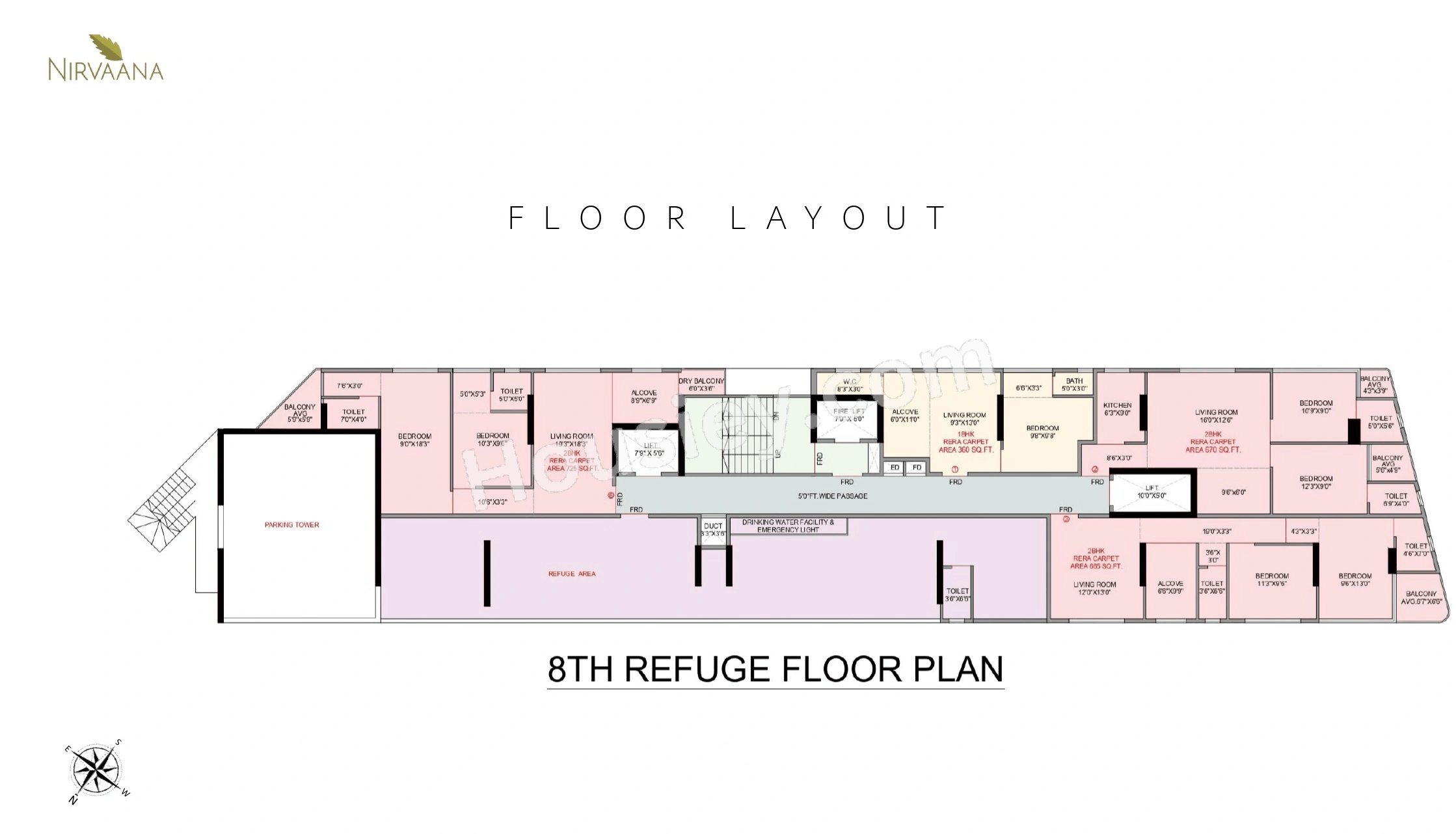 Nirvaana Pride Floor plan 4