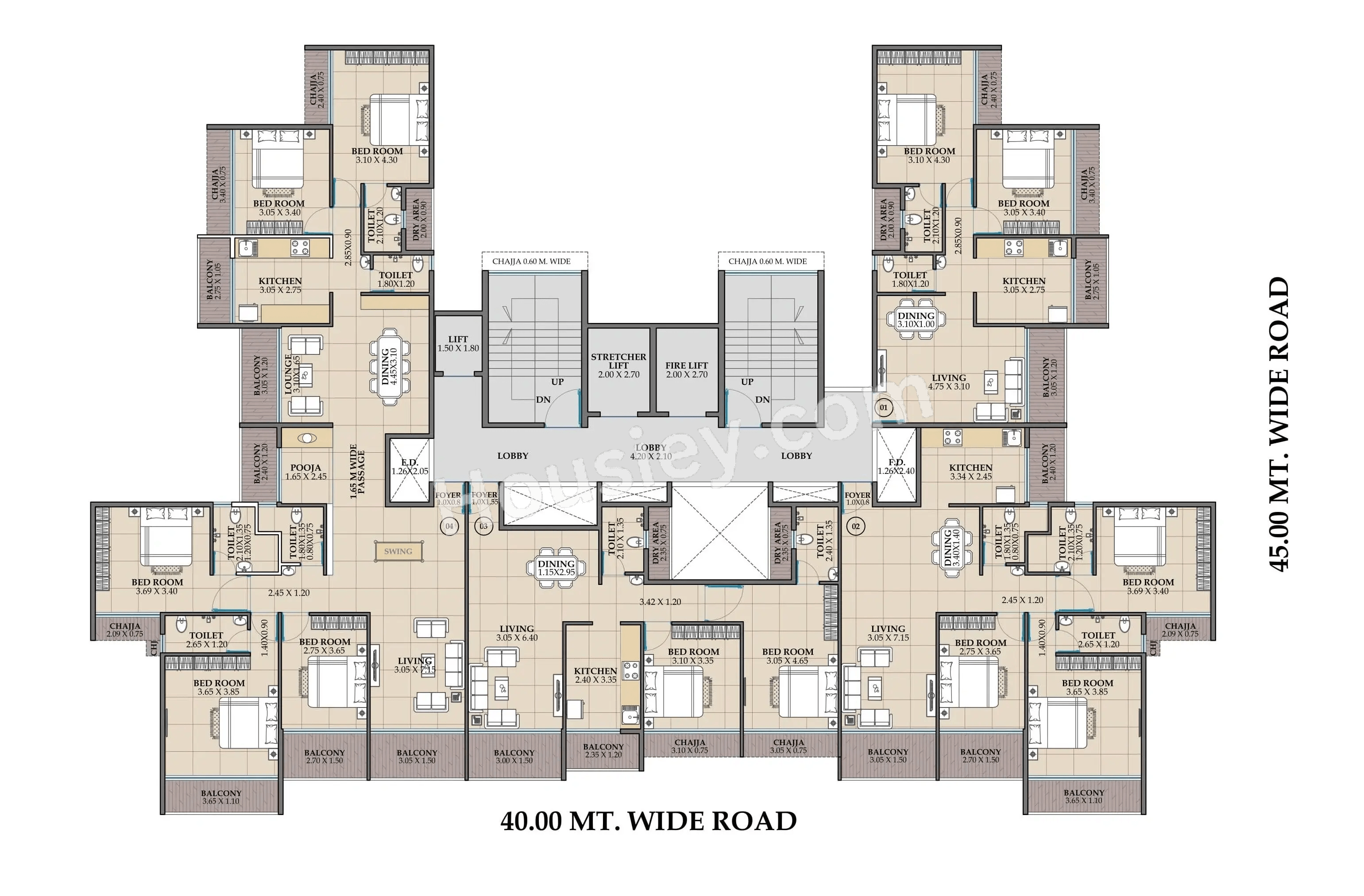 NMS One 27 Floor plan 5