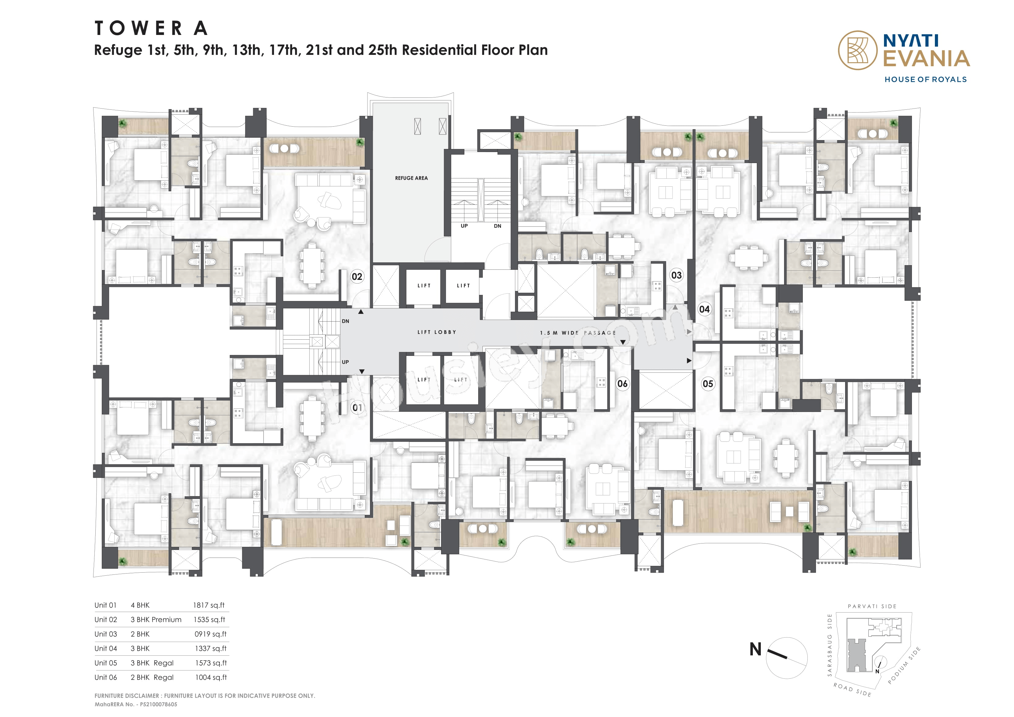 Nyati Evania Floor plan 1