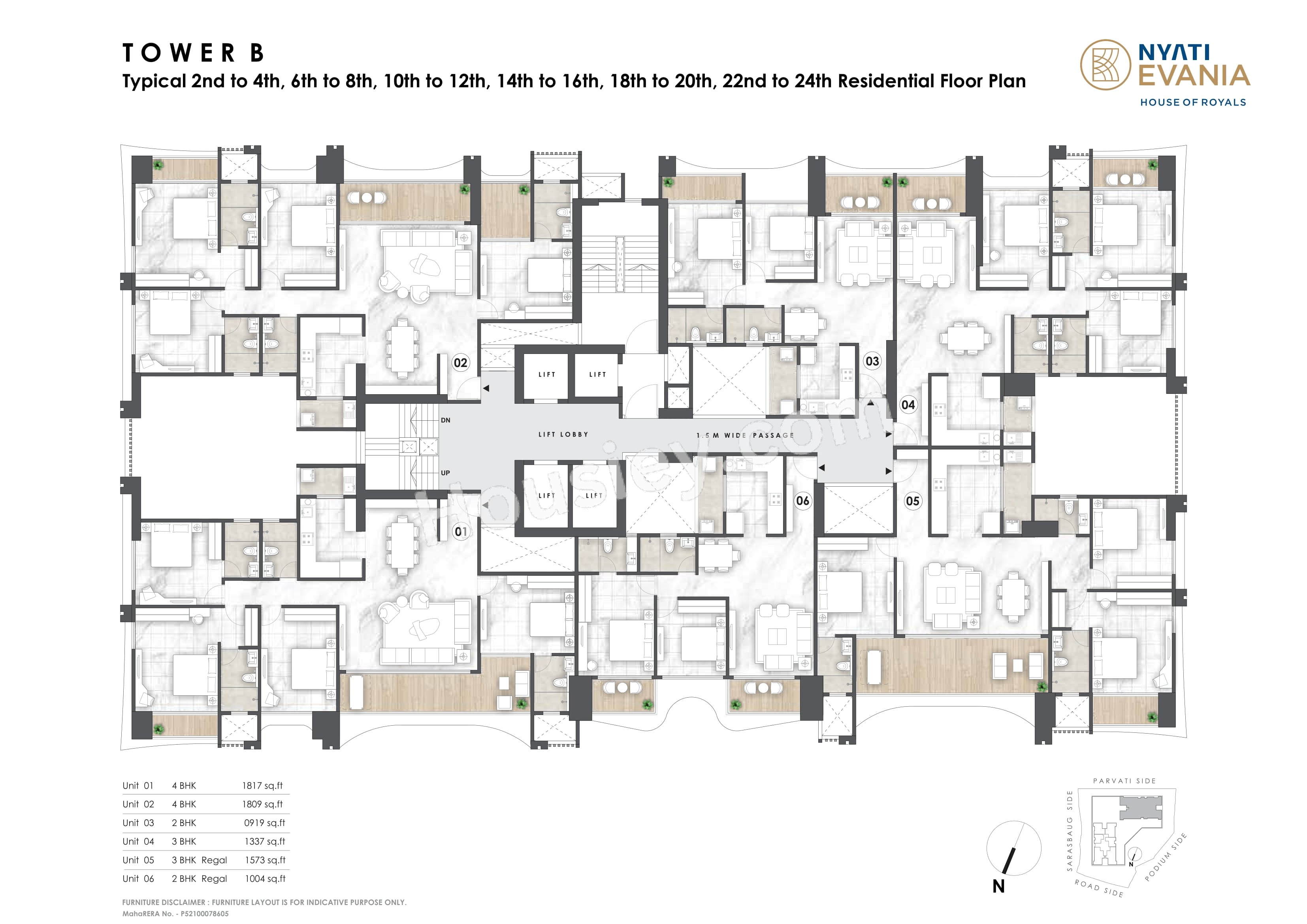 Nyati Evania Floor plan 4